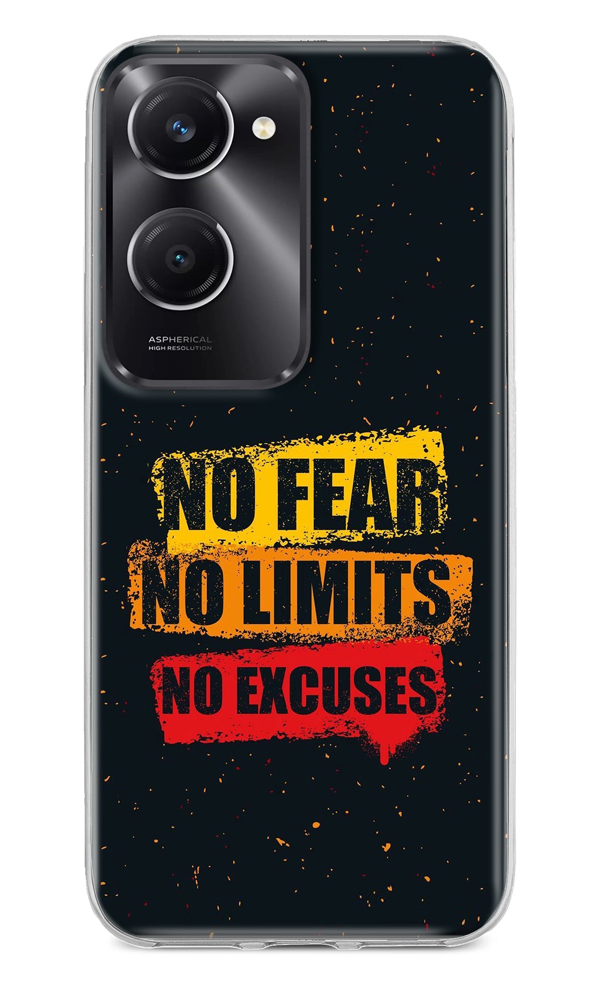 No Fear No Limits No Excuse Vivo T3 Lite 5G Back Cover