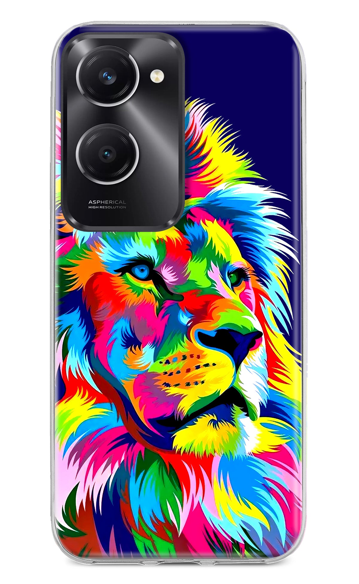 Vector Art Lion Vivo T3 Lite 5G Back Cover