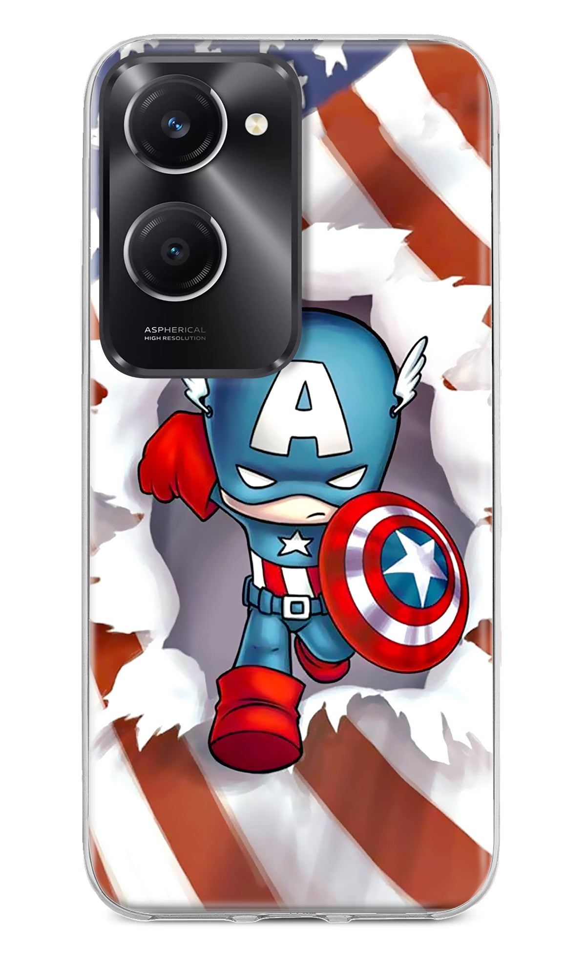 Captain America Vivo T3 Lite 5G Back Cover