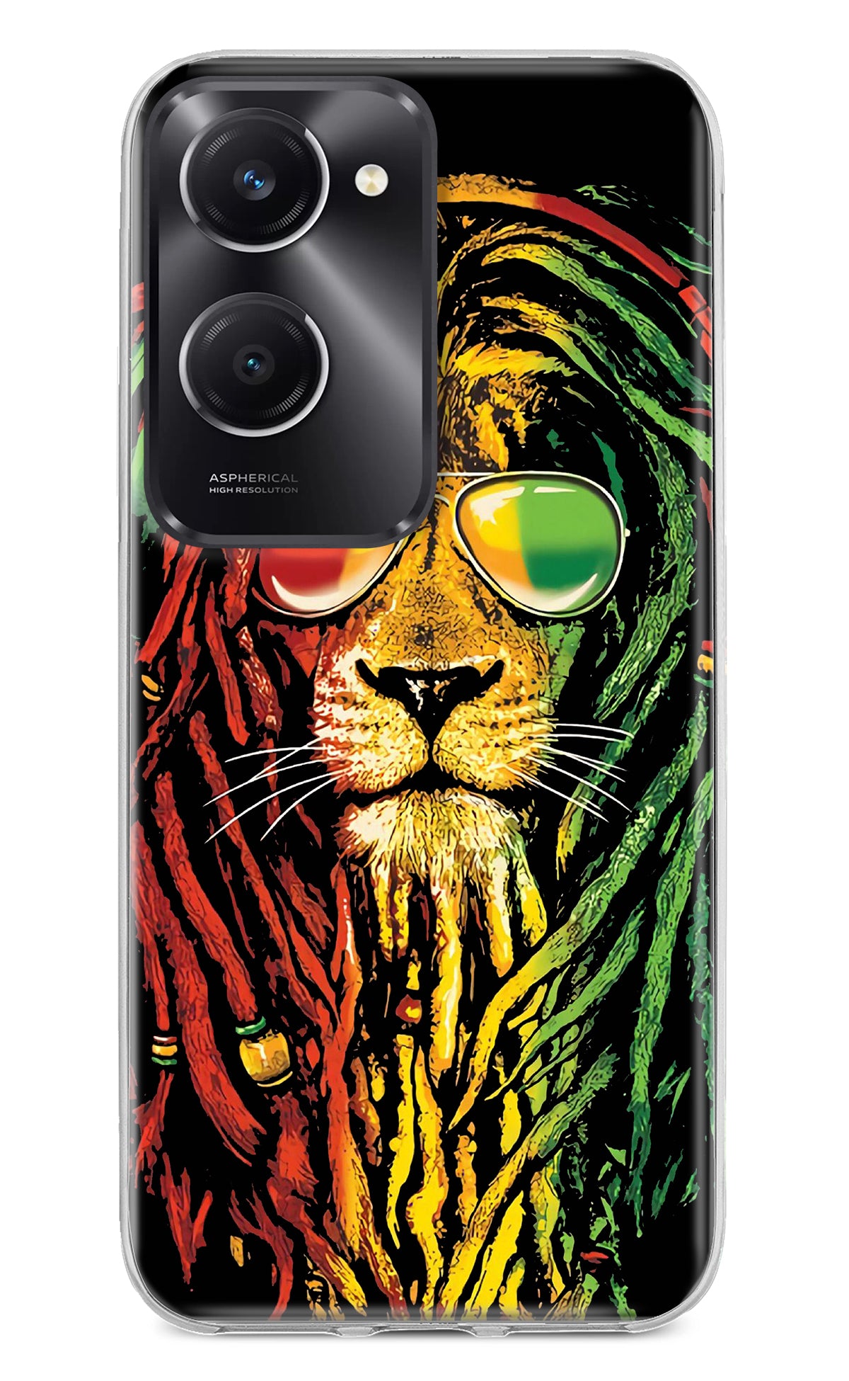 Rasta Lion Vivo T3 Lite 5G Back Cover