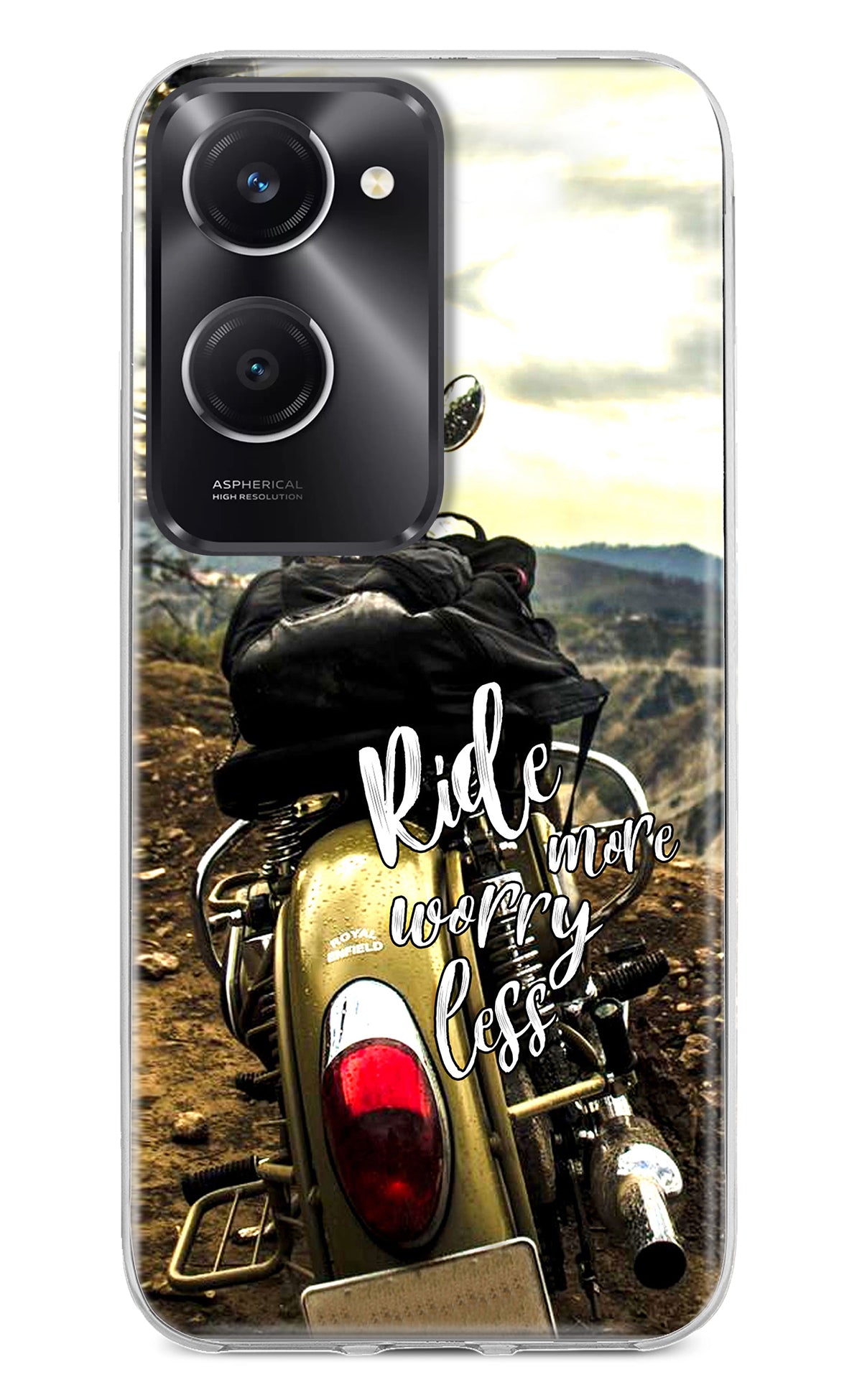 Ride More Worry Less Vivo T3 Lite 5G Back Cover