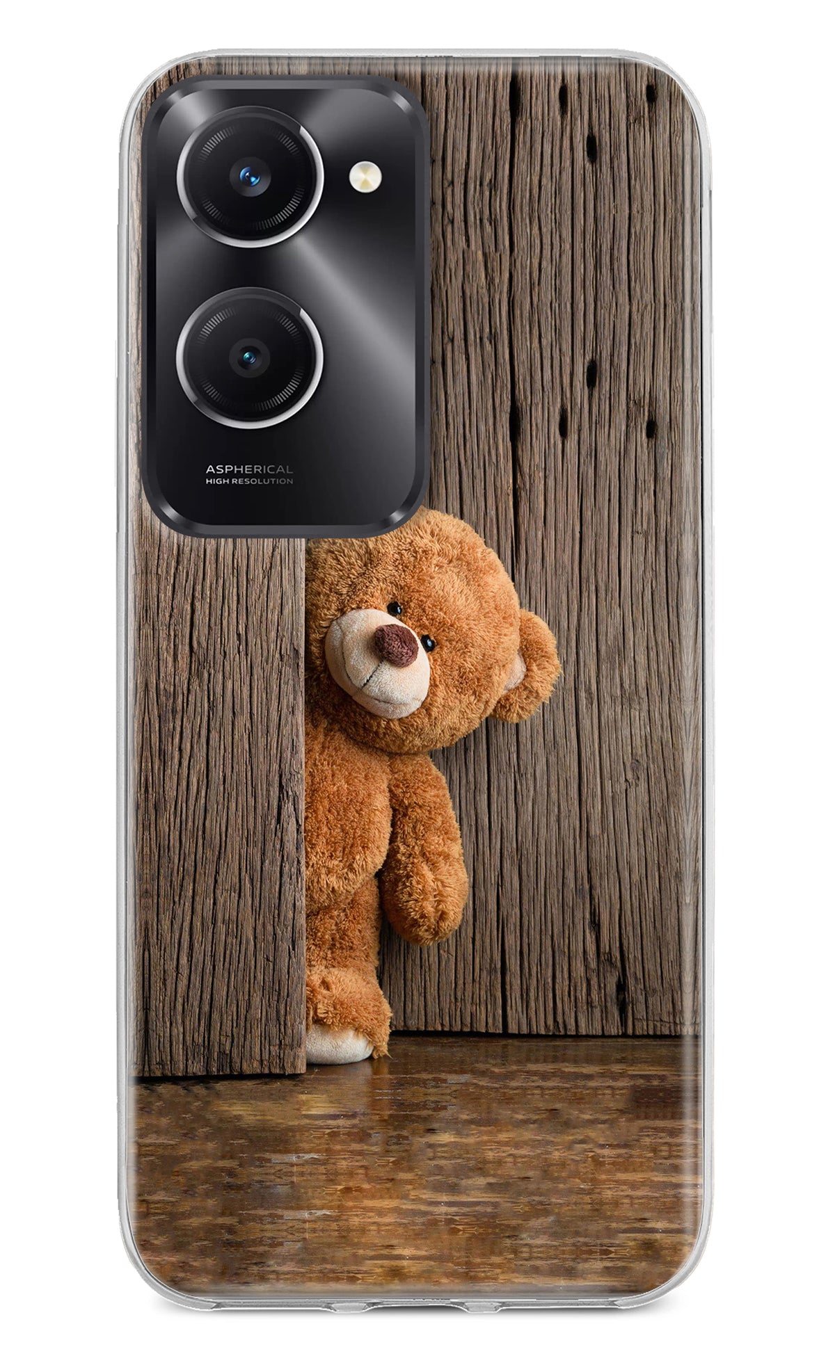 Teddy Wooden Vivo T3 Lite 5G Back Cover