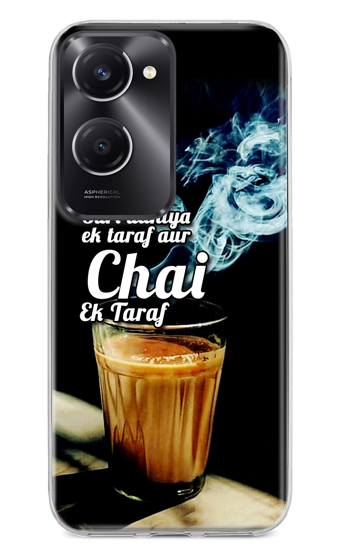 Chai Ek Taraf Quote Vivo T3 Lite 5G Back Cover