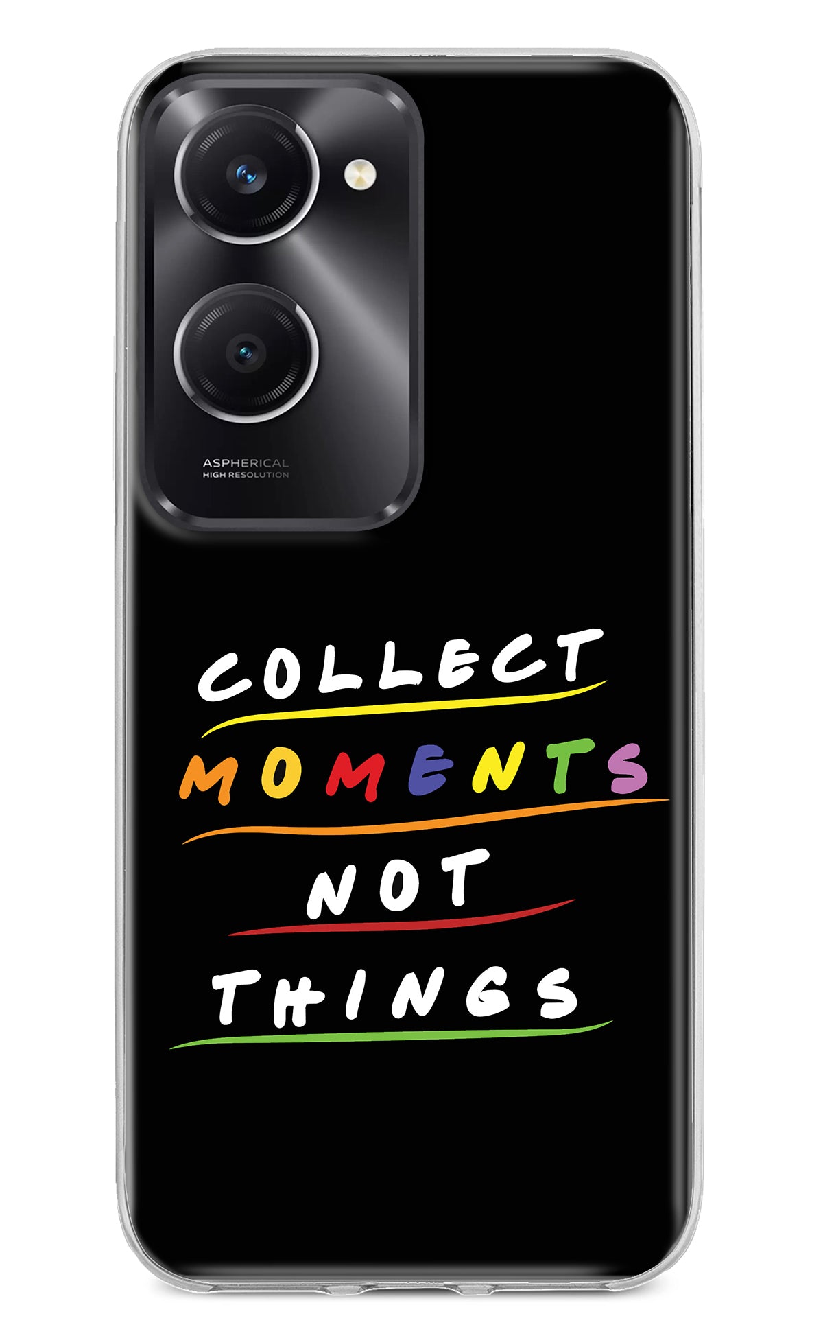 Collect Moments Not Things Vivo T3 Lite 5G Back Cover