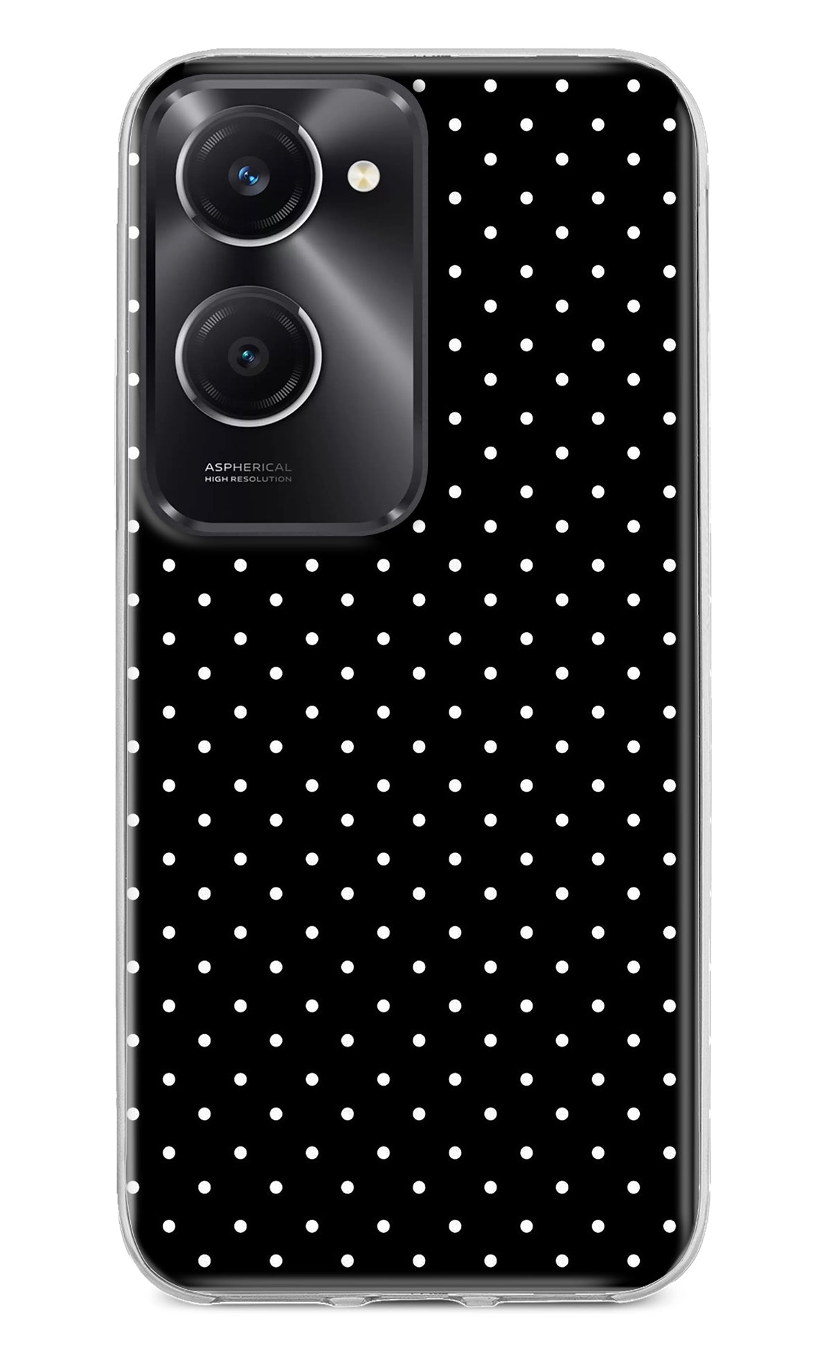 White Dots Vivo T3 Lite 5G Back Cover