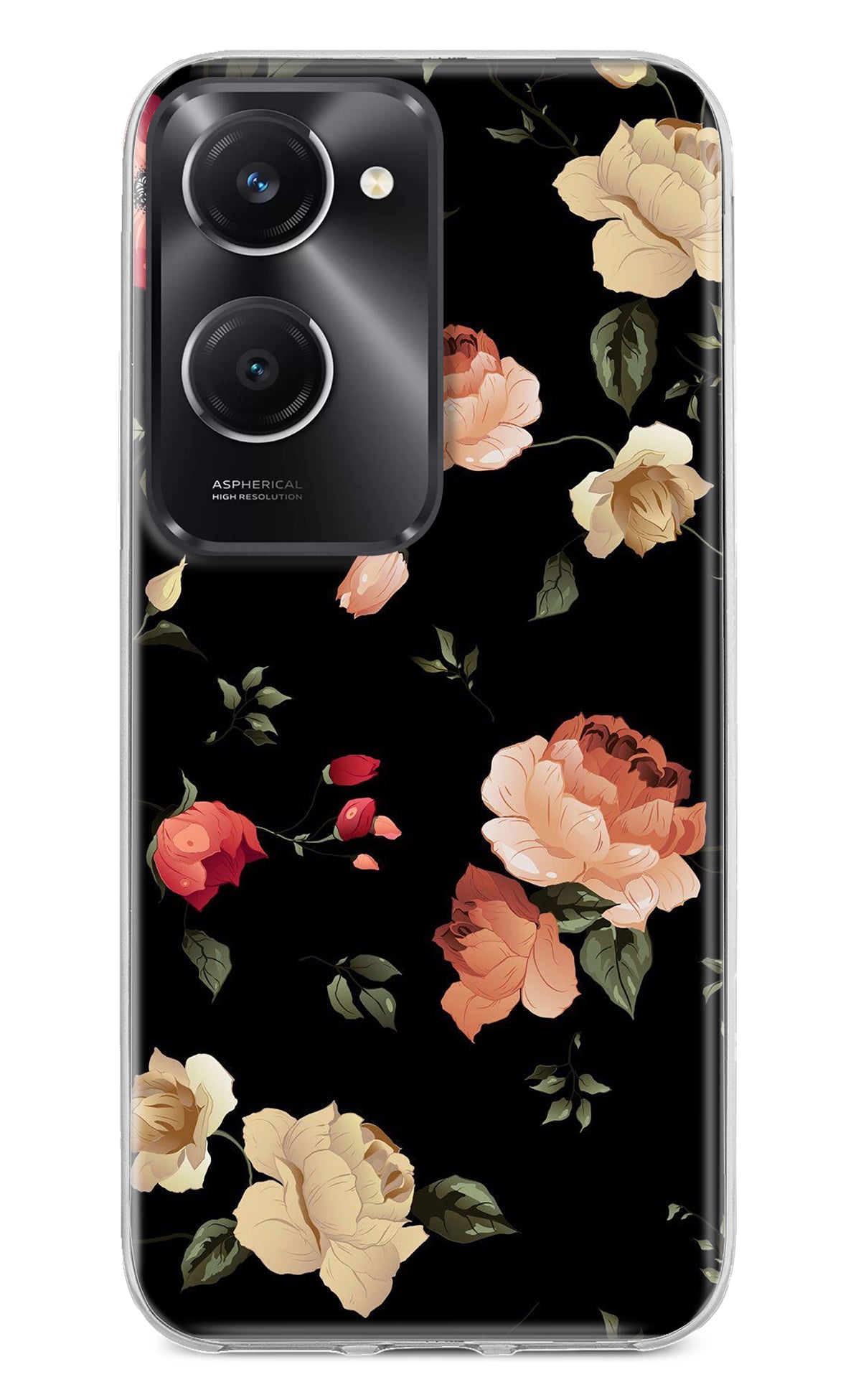 Flowers Vivo T3 Lite 5G Back Cover