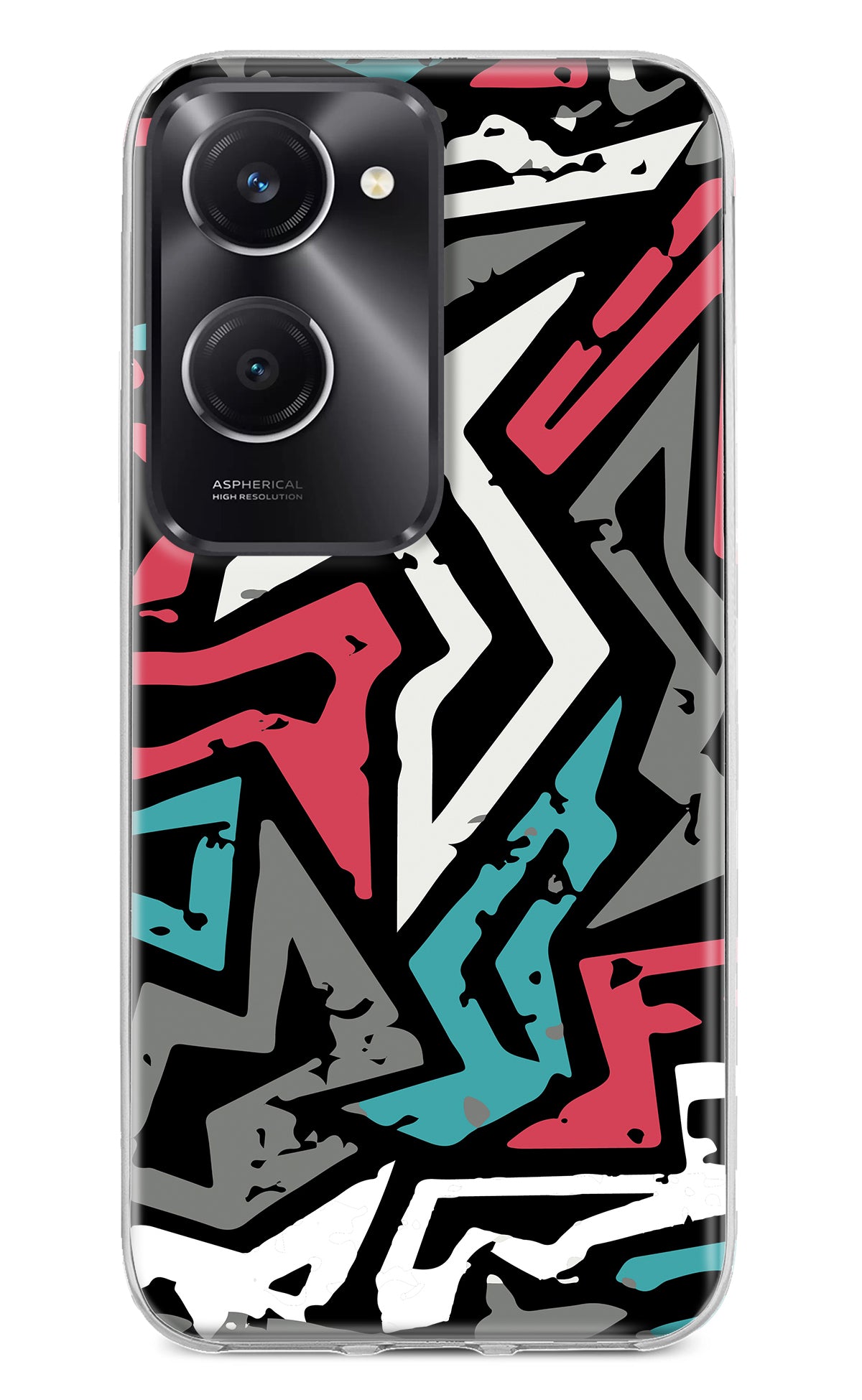 Geometric Graffiti Vivo T3 Lite 5G Back Cover