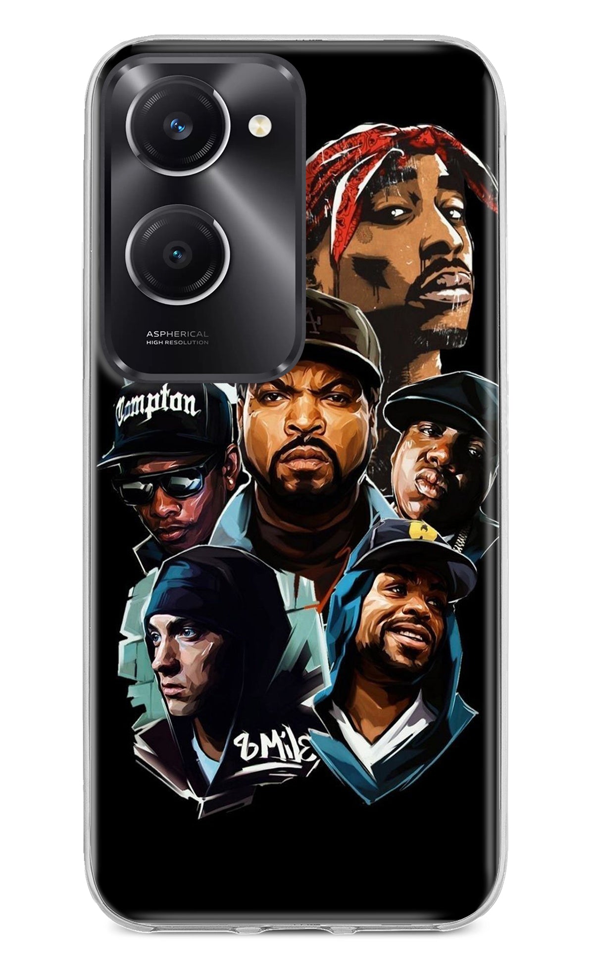 Rappers Vivo T3 Lite 5G Back Cover