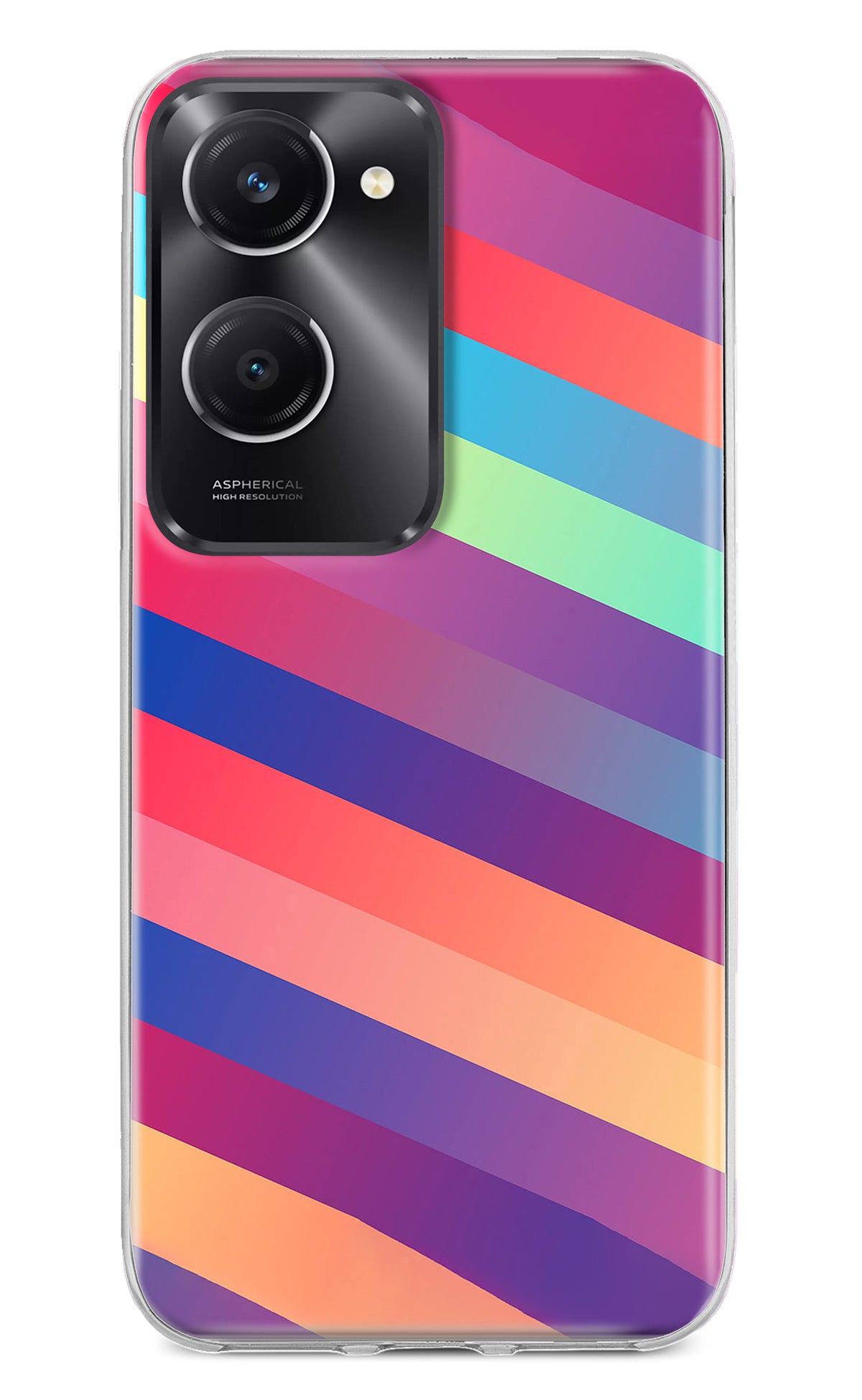 Stripes color Vivo T3 Lite 5G Back Cover