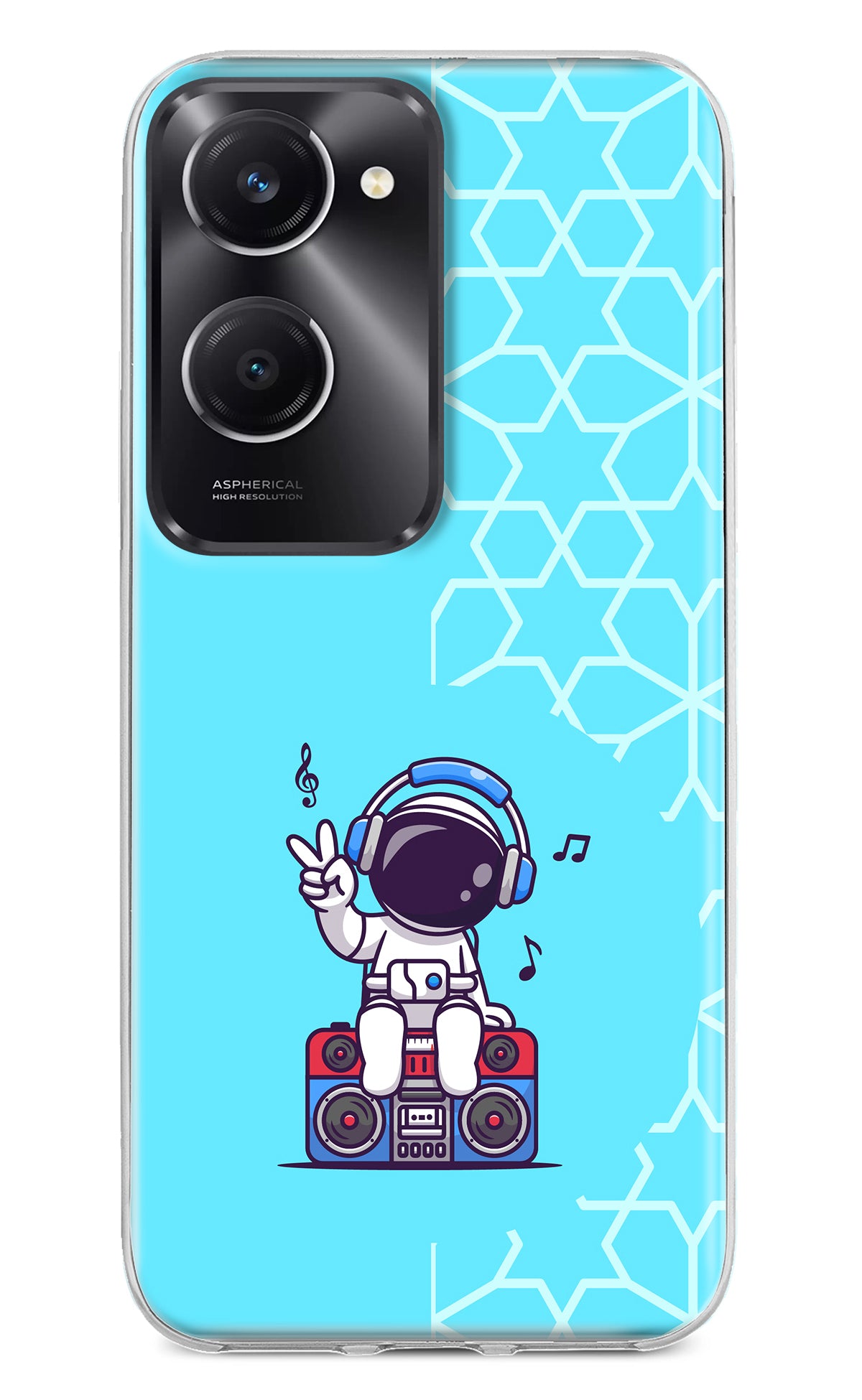 Cute Astronaut Chilling Vivo T3 Lite 5G Back Cover