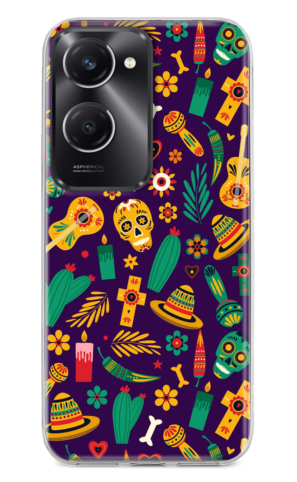 Mexican Artwork Vivo T3 Lite 5G Back Cover