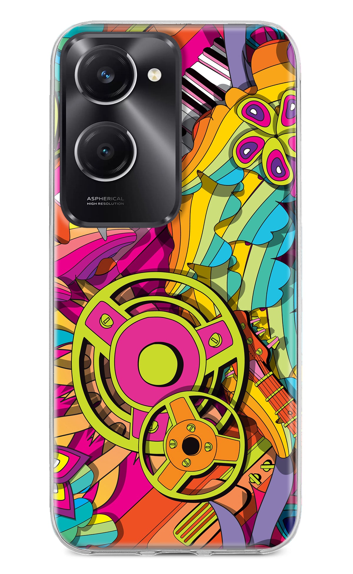 Music Doodle Vivo T3 Lite 5G Back Cover