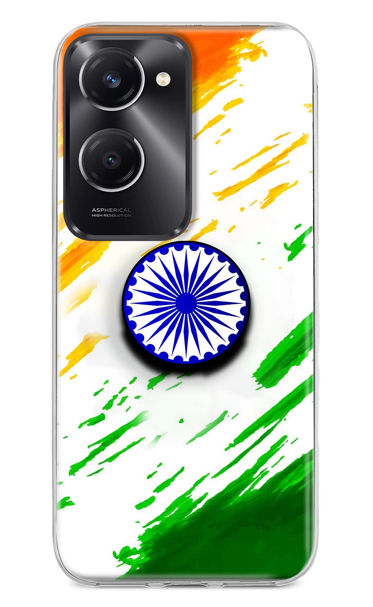 Indian Flag Ashoka Chakra Vivo T3 Lite 5G Pop Case