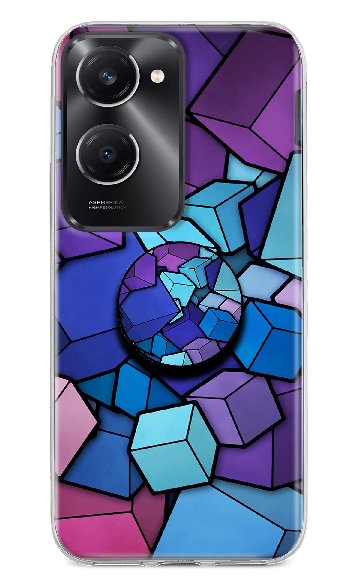 Cubic Abstract Vivo T3 Lite 5G Pop Case