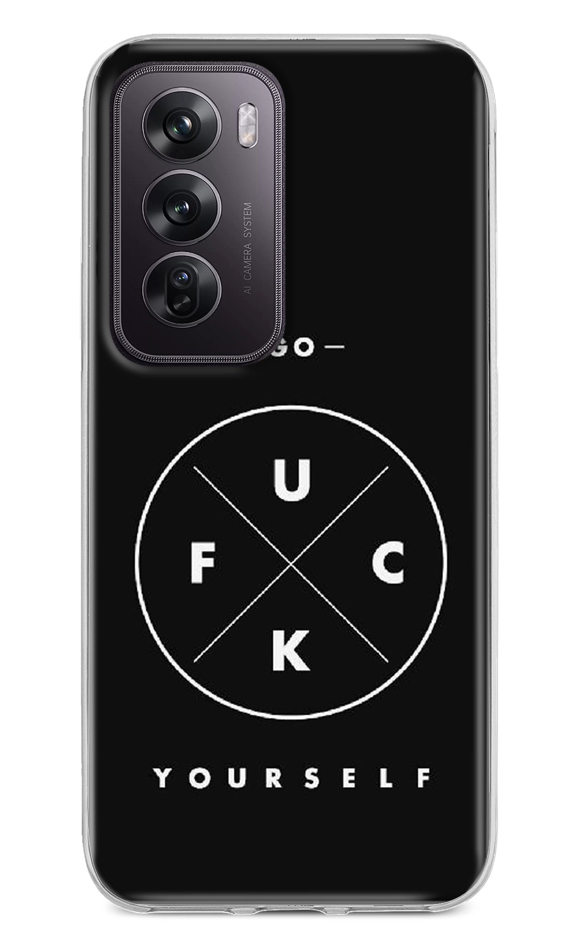 Go Fuck Yourself Oppo Reno12 Pro 5G Back Cover