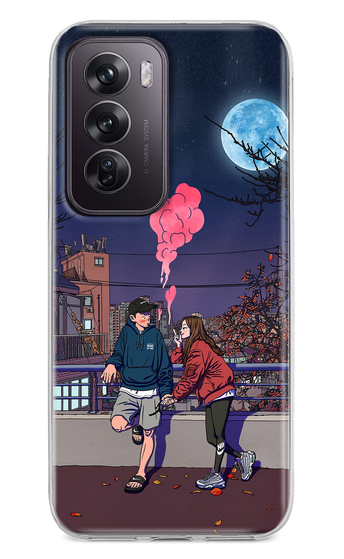 Chilling Couple Oppo Reno12 Pro 5G Back Cover
