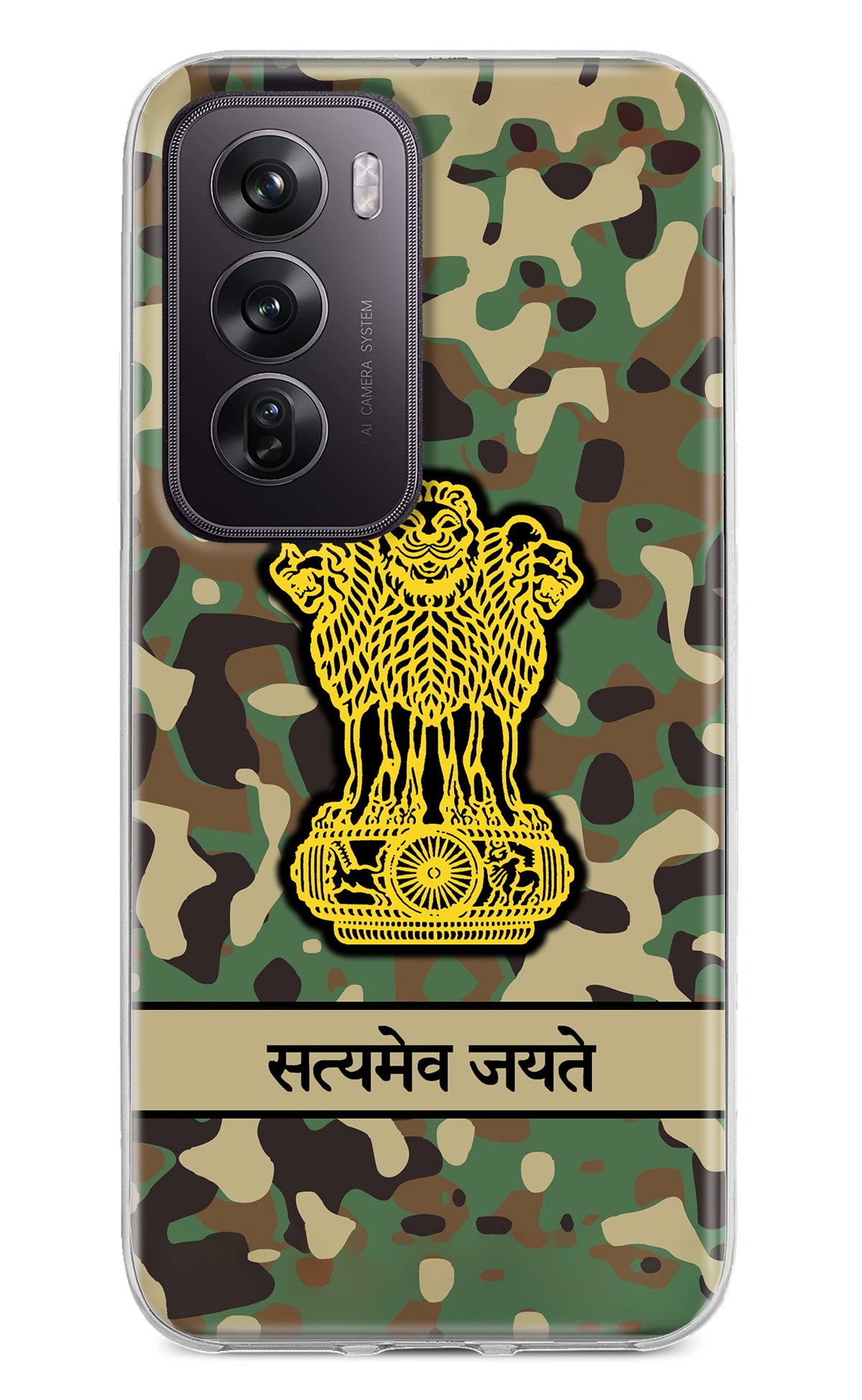 Satyamev Jayate Army Oppo Reno12 Pro 5G Back Cover