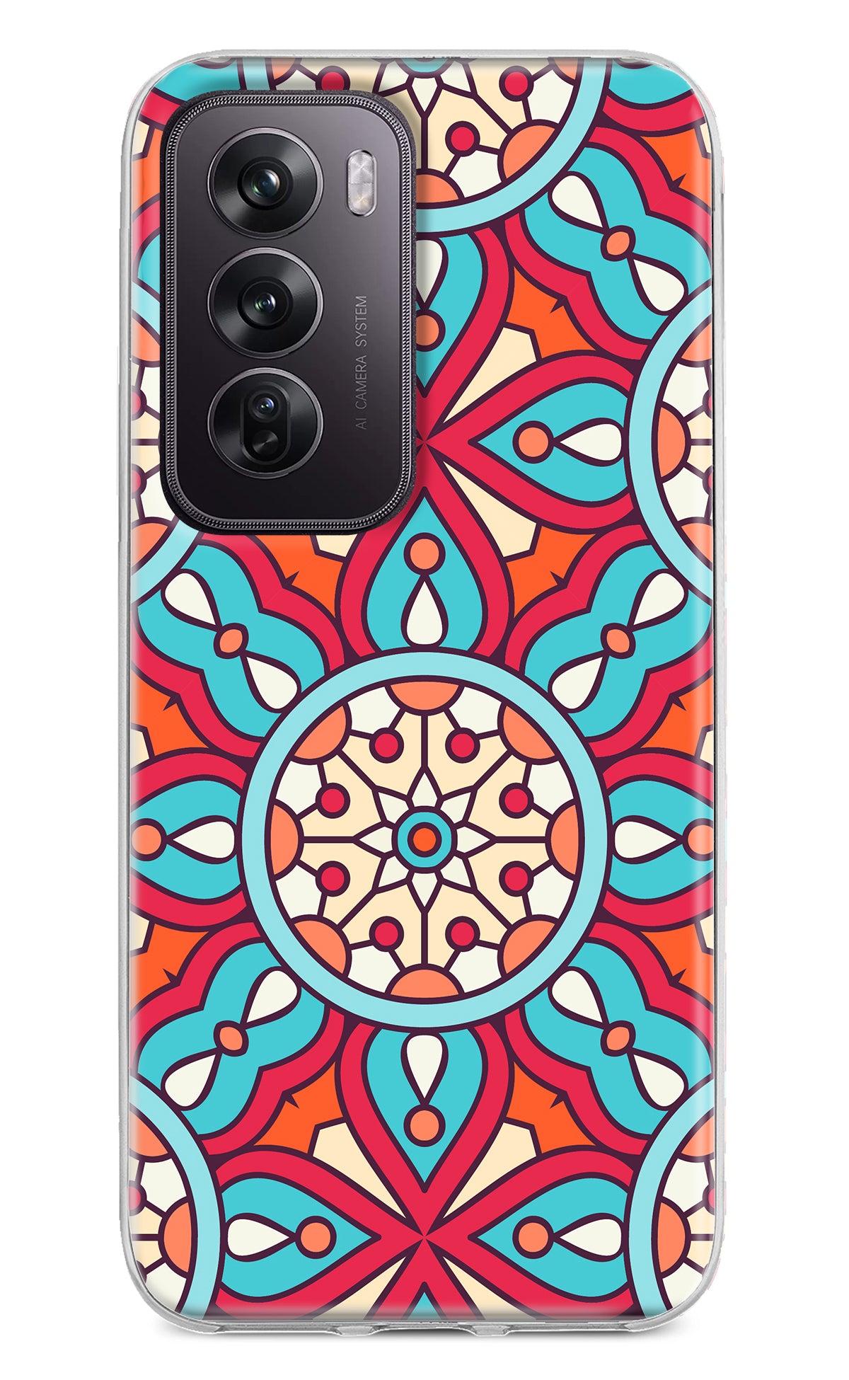 Mandala Geometric Oppo Reno12 Pro 5G Back Cover