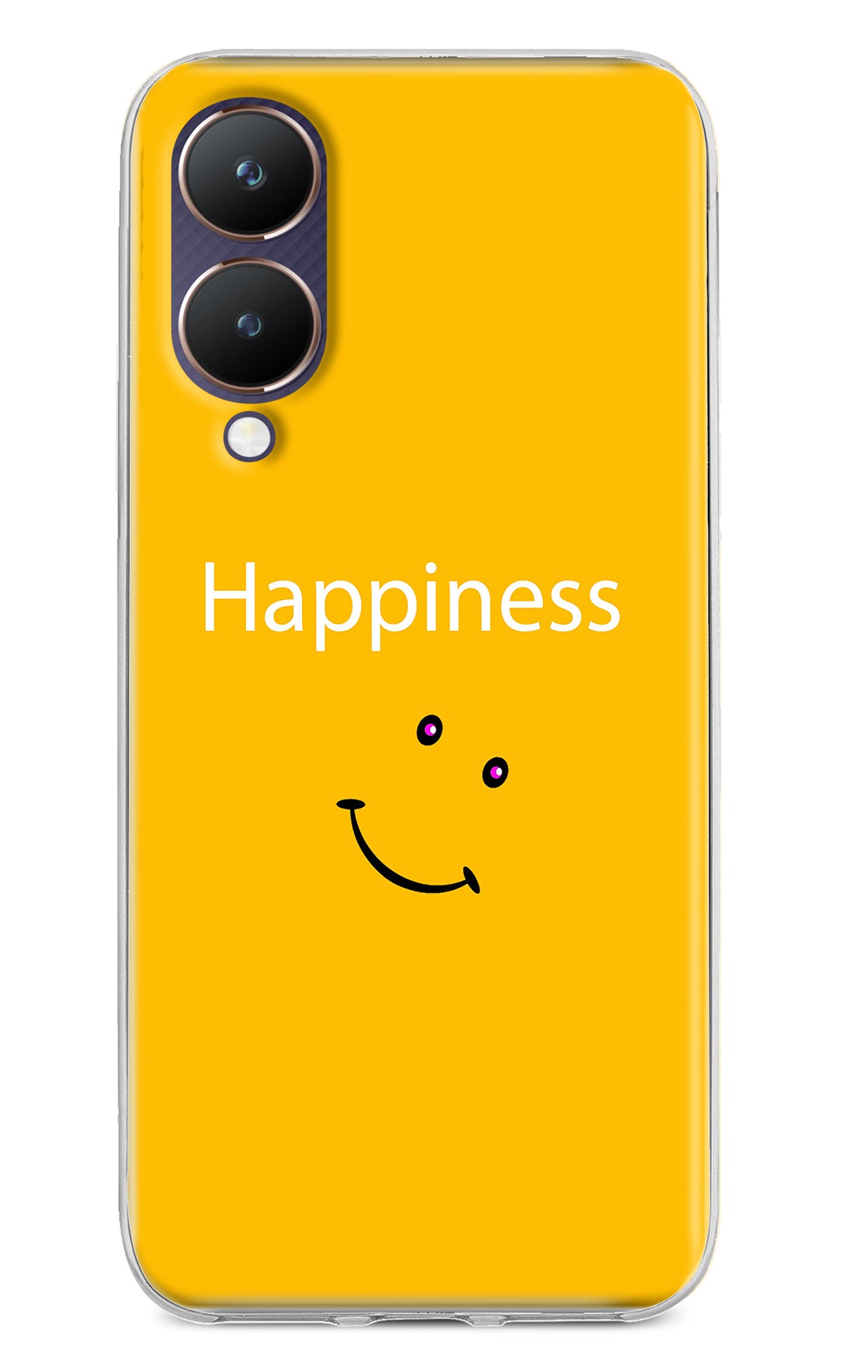 Happiness With Smiley Vivo Y28 5G Back Cover