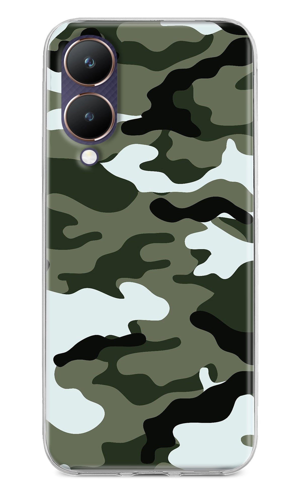 Camouflage Vivo Y28 5G Back Cover