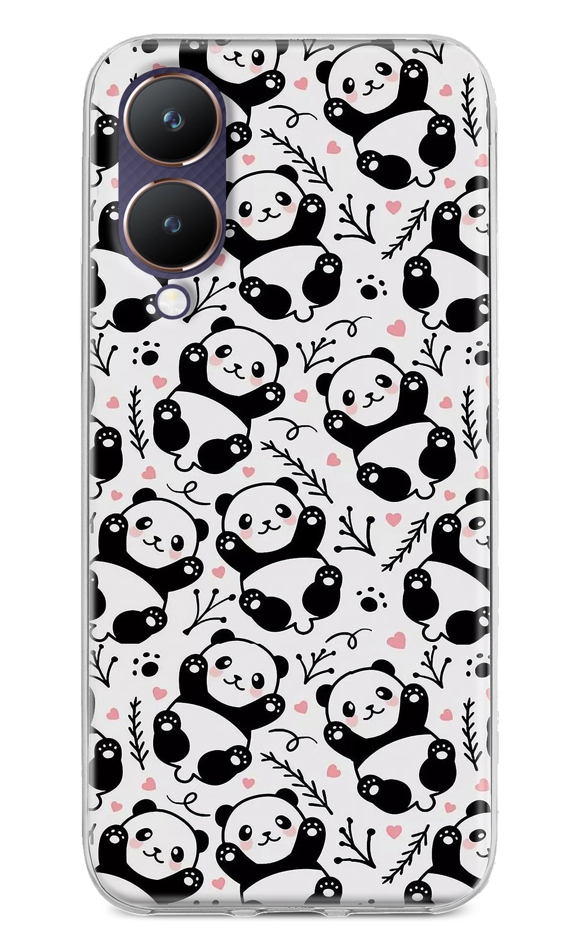 Cute Panda Vivo Y28 5G Back Cover