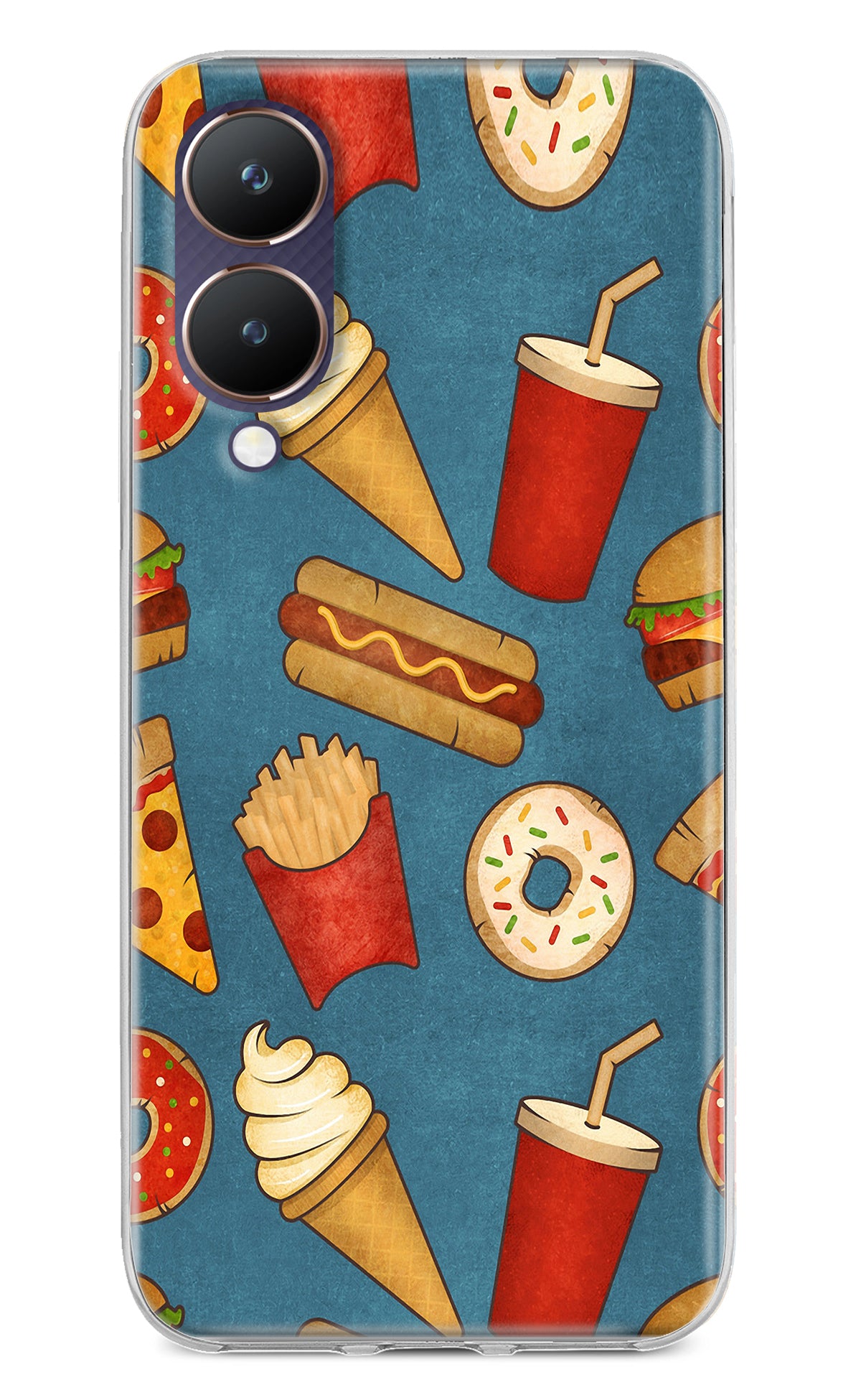 Foodie Vivo Y28 5G Back Cover