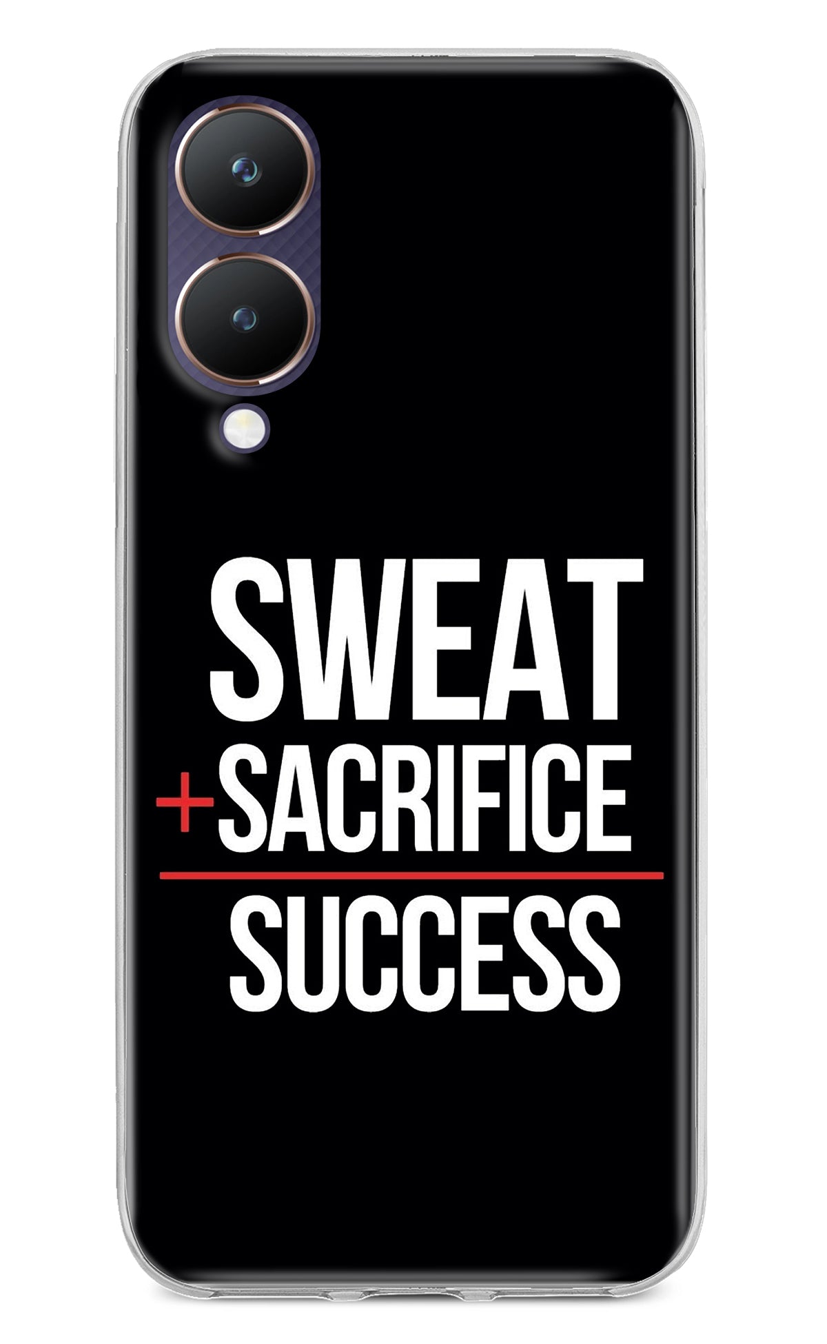 Sweat Sacrifice Success Vivo Y28 5G Back Cover