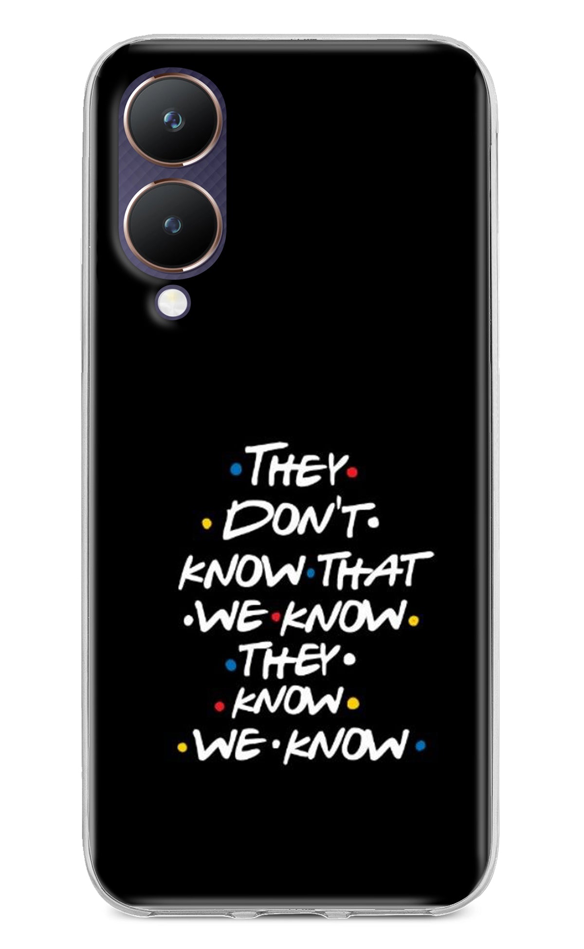 FRIENDS Dialogue Vivo Y28 5G Back Cover