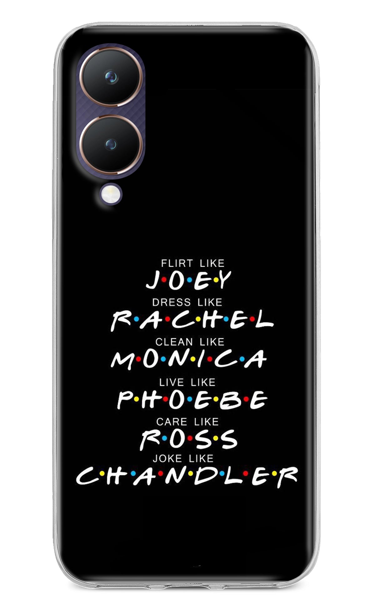 FRIENDS Character Vivo Y28 5G Back Cover