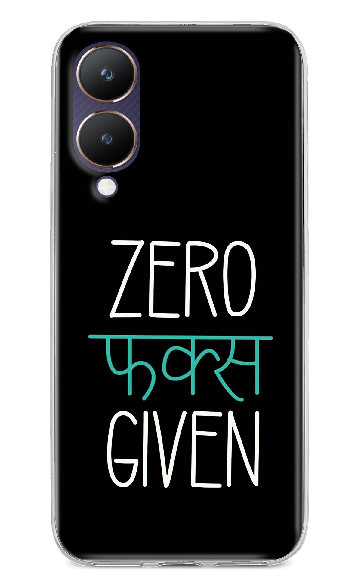 Zero Fucks Given Vivo Y28 5G Back Cover