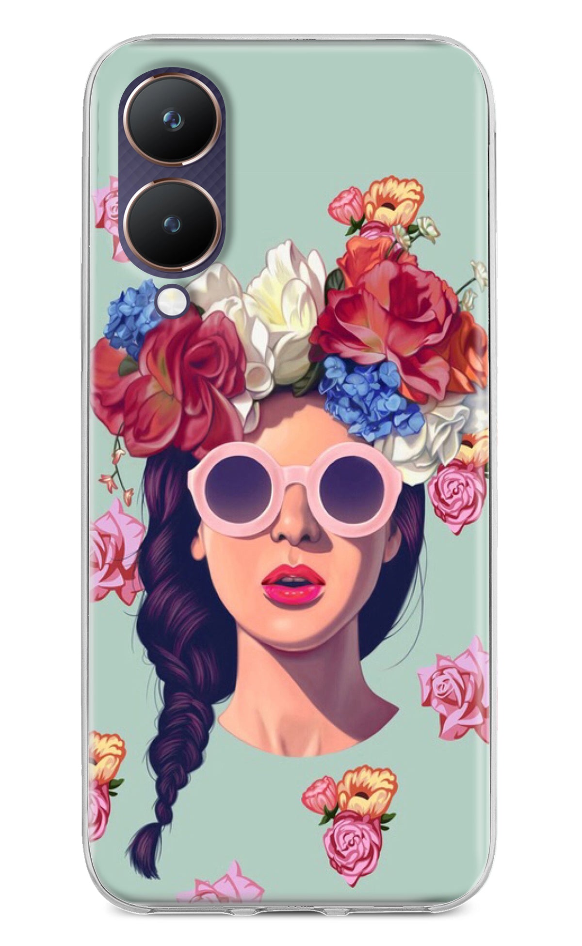 Pretty Girl Vivo Y28 5G Back Cover