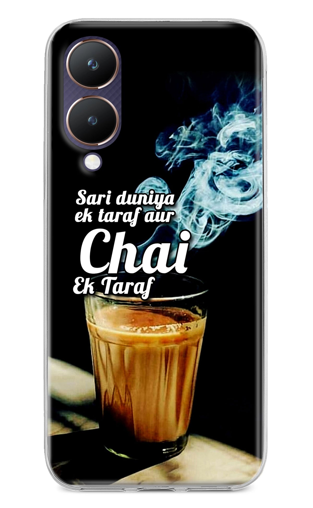 Chai Ek Taraf Quote Vivo Y28 5G Back Cover