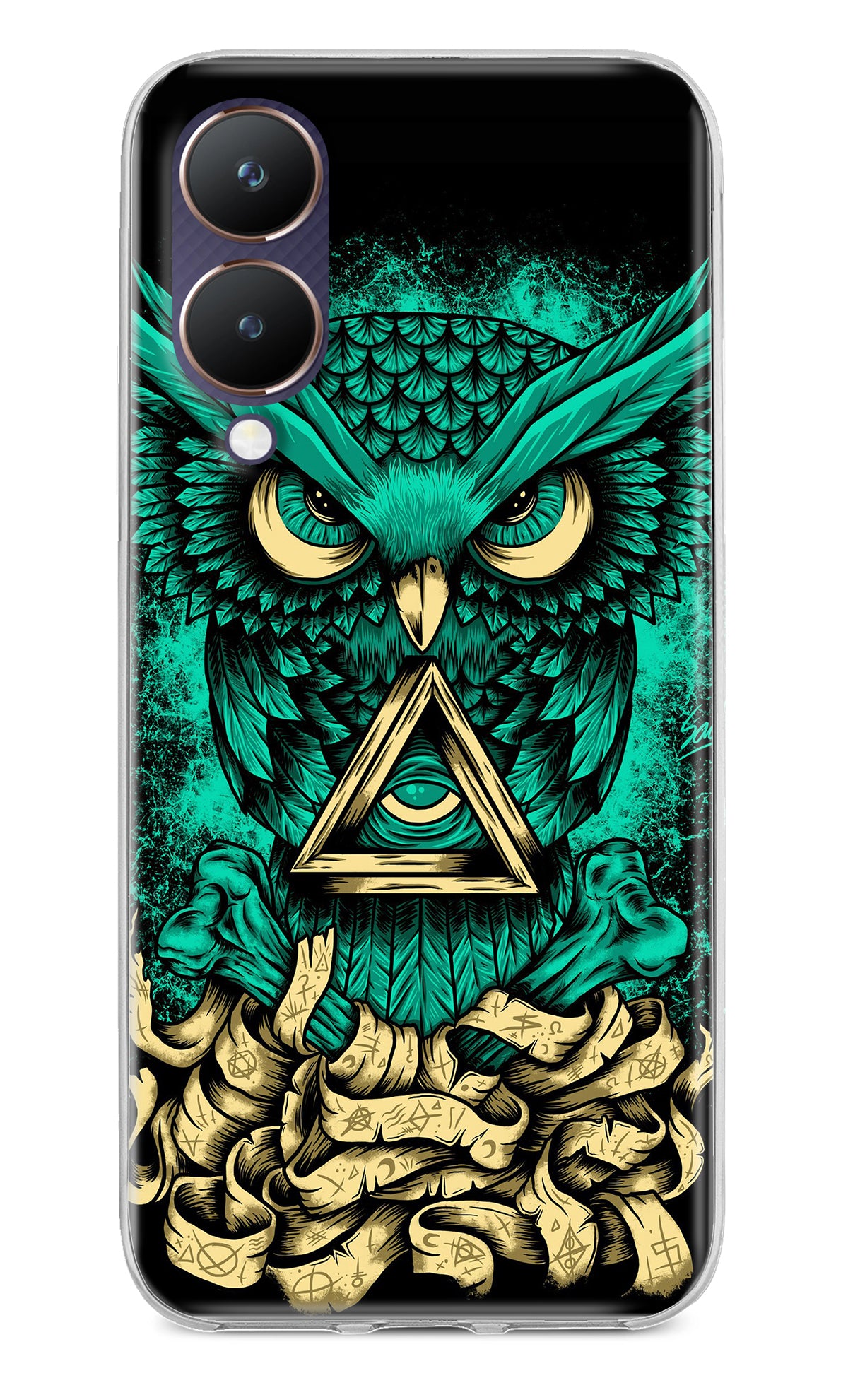 Green Owl Vivo Y28 5G Back Cover