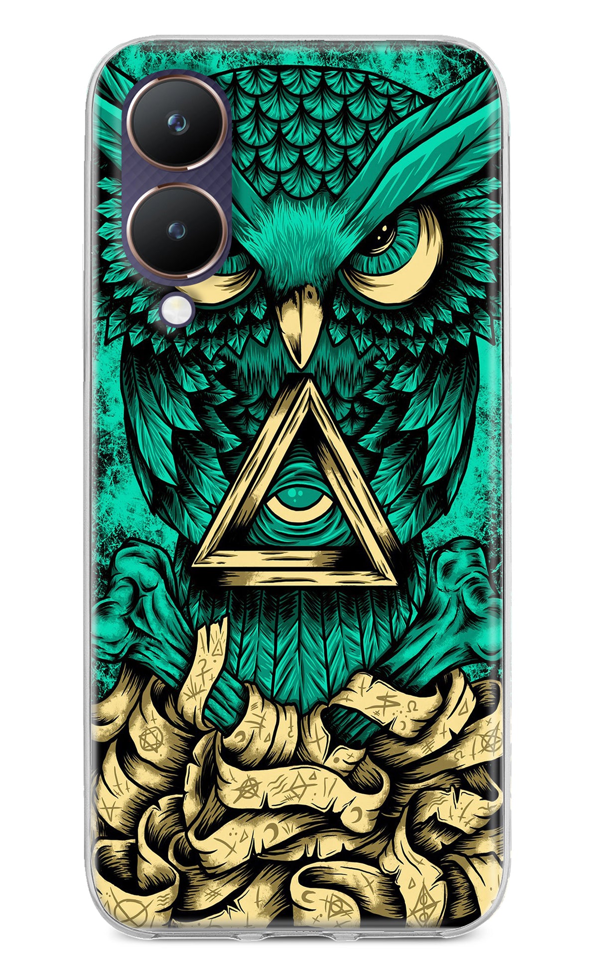 Green Owl Vivo Y28 5G Back Cover