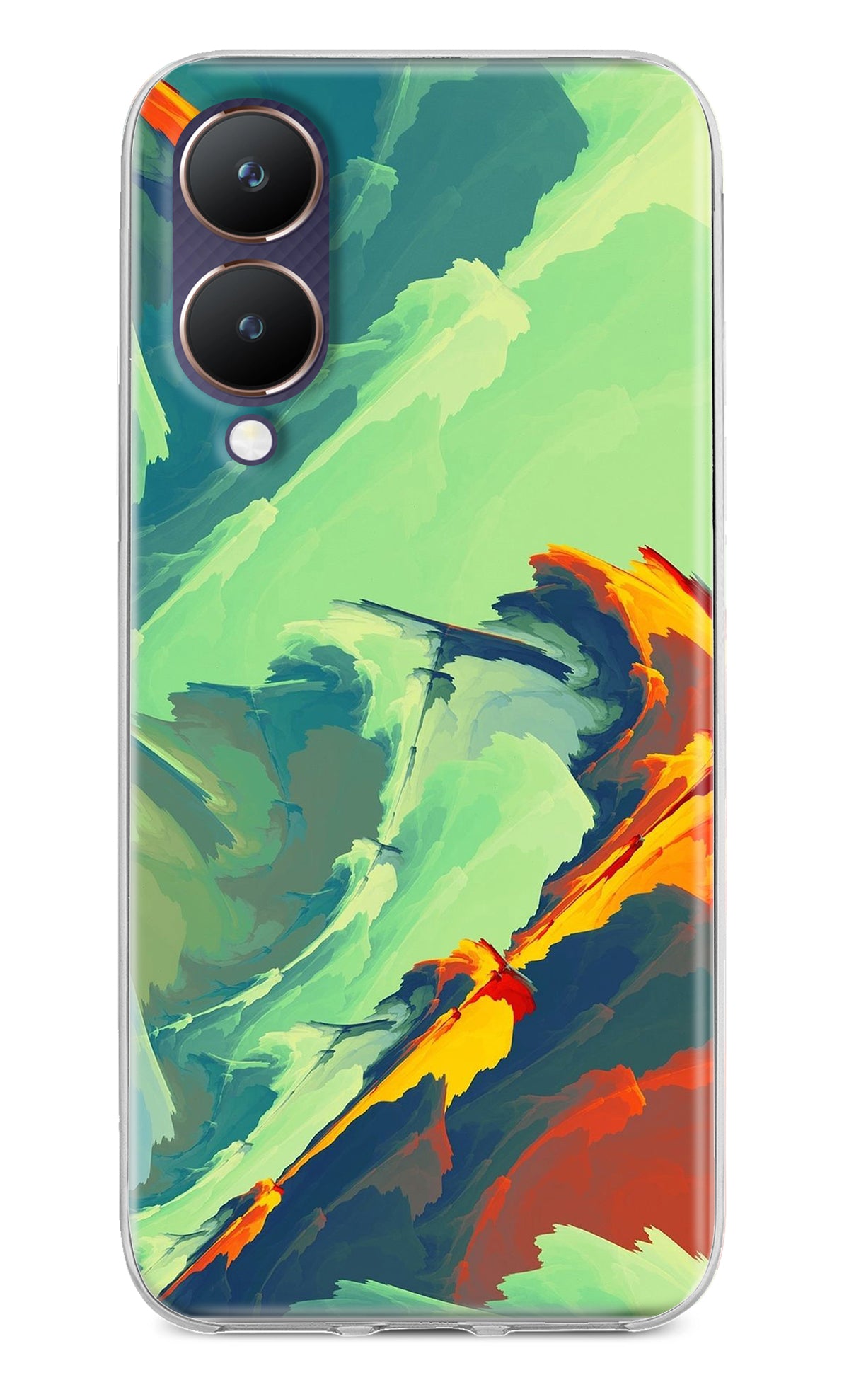 Paint Art Vivo Y28 5G Back Cover