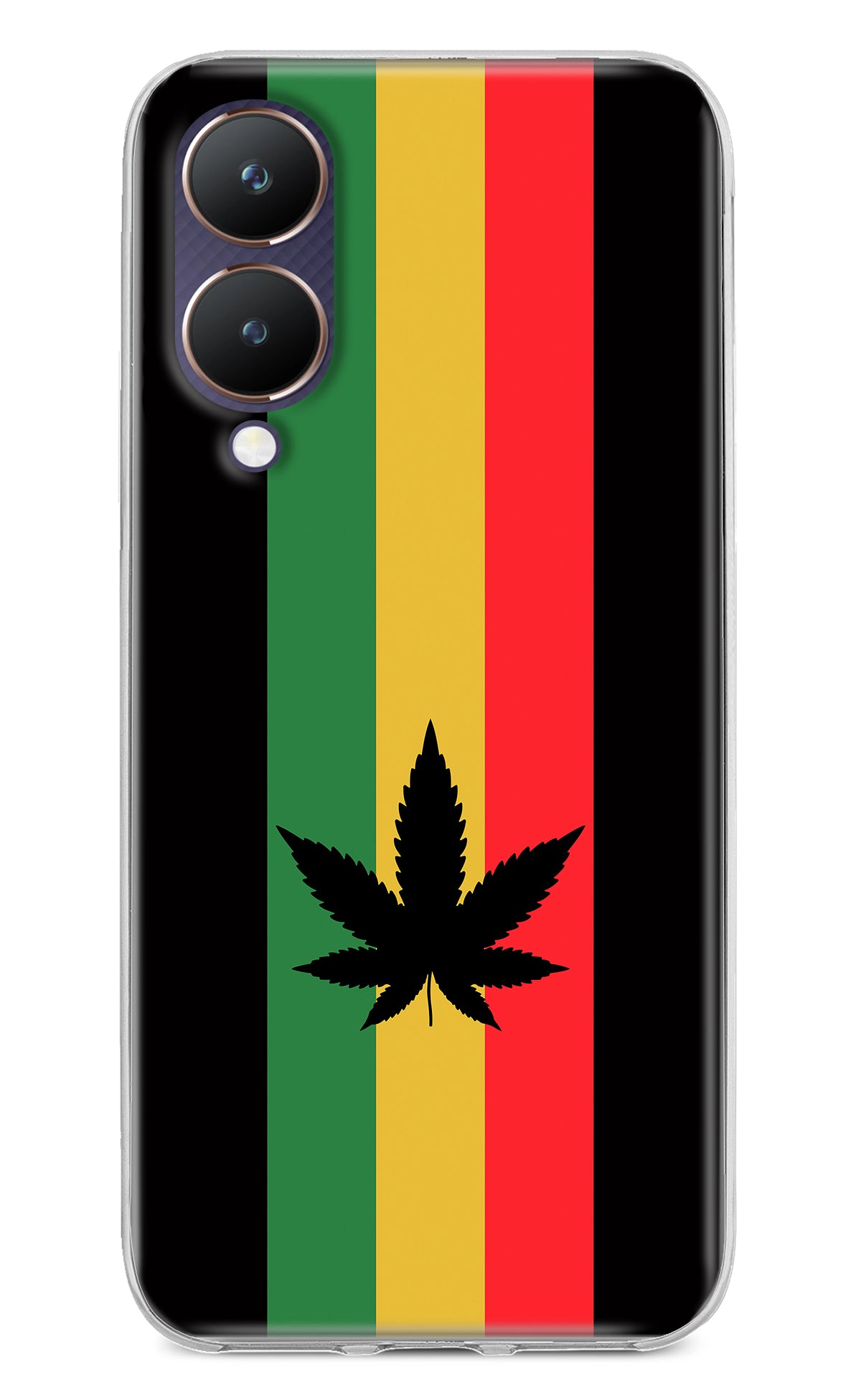 Weed Flag Vivo Y28 5G Back Cover