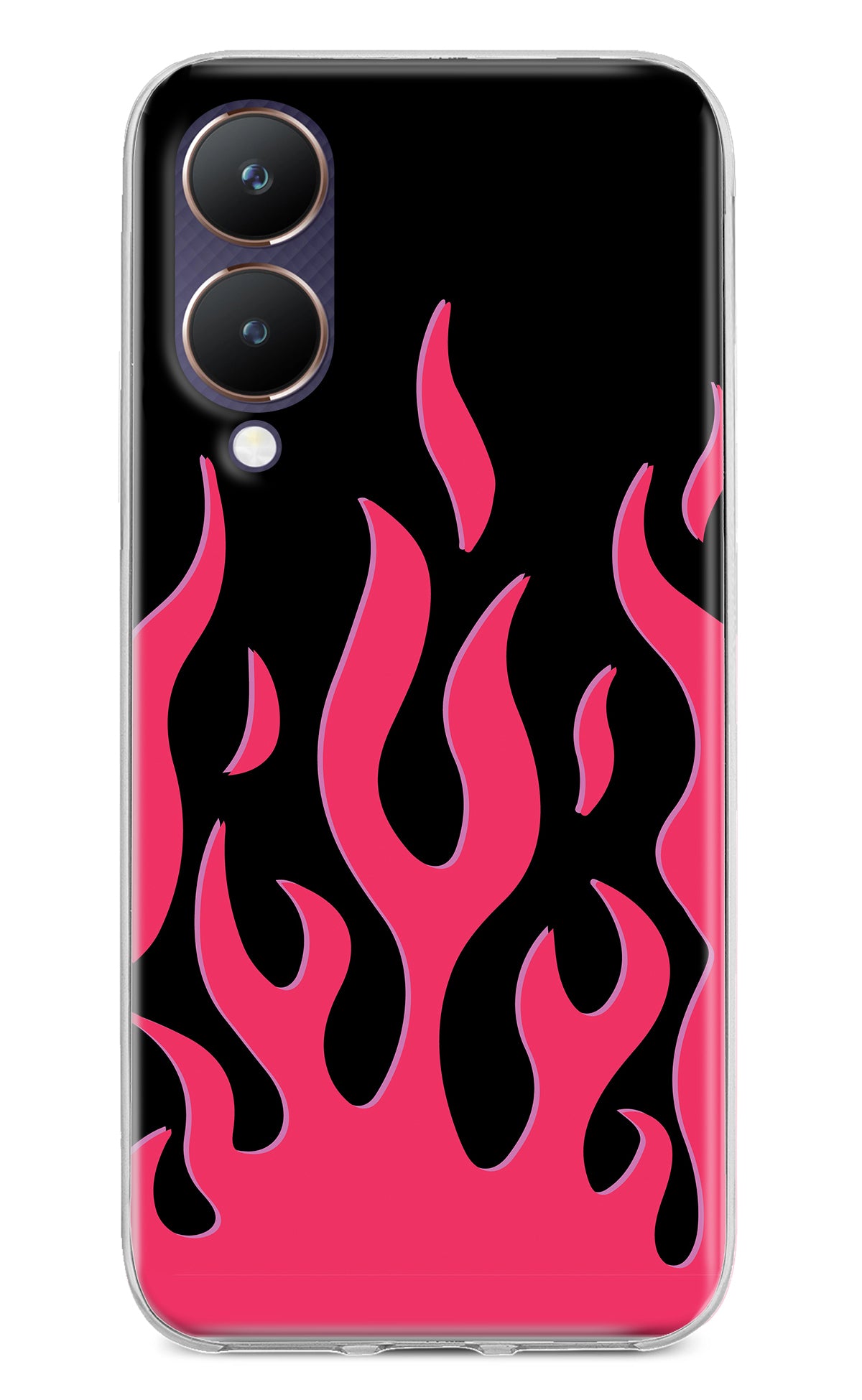 Fire Flames Vivo Y28 5G Back Cover