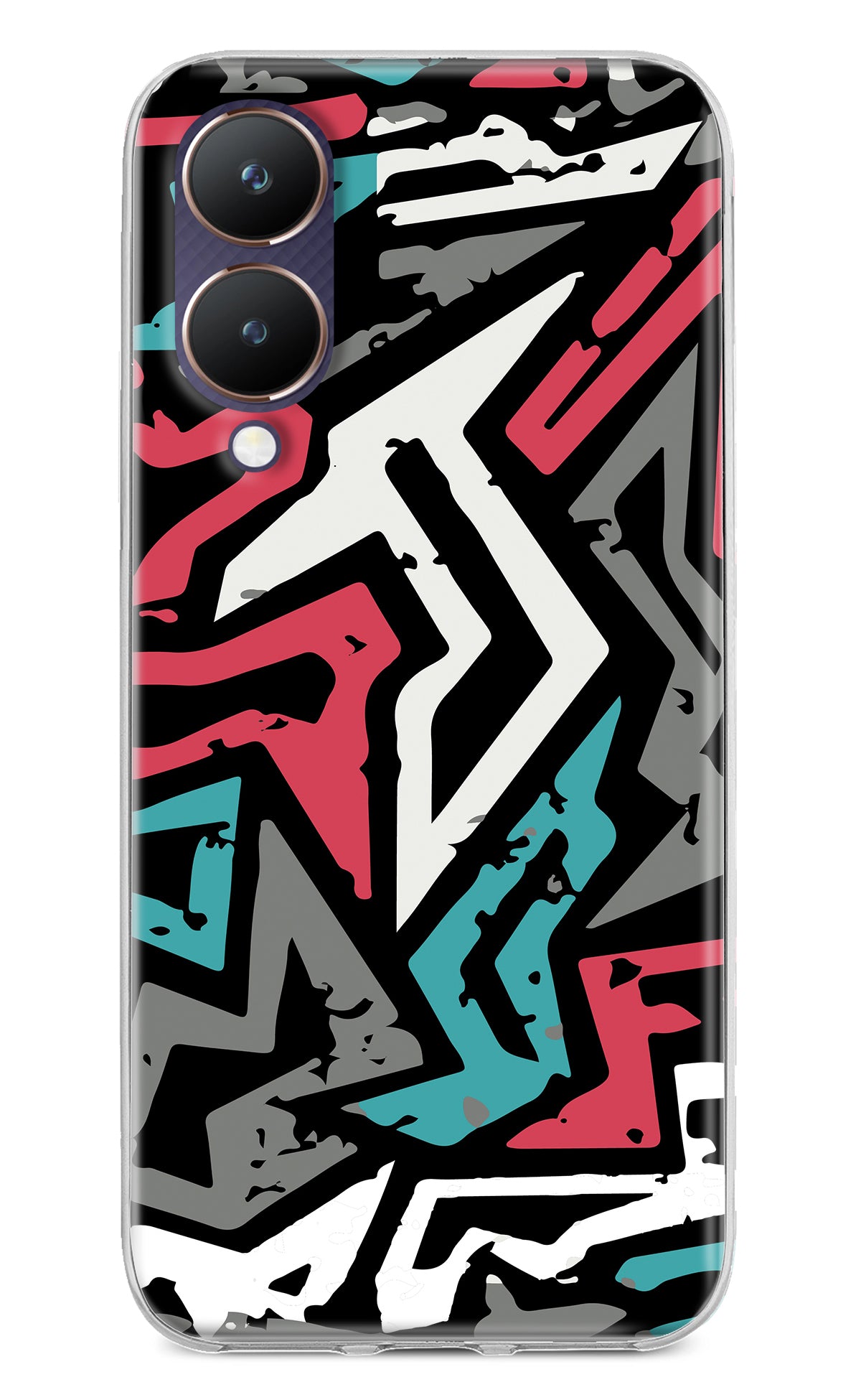 Geometric Graffiti Vivo Y28 5G Back Cover