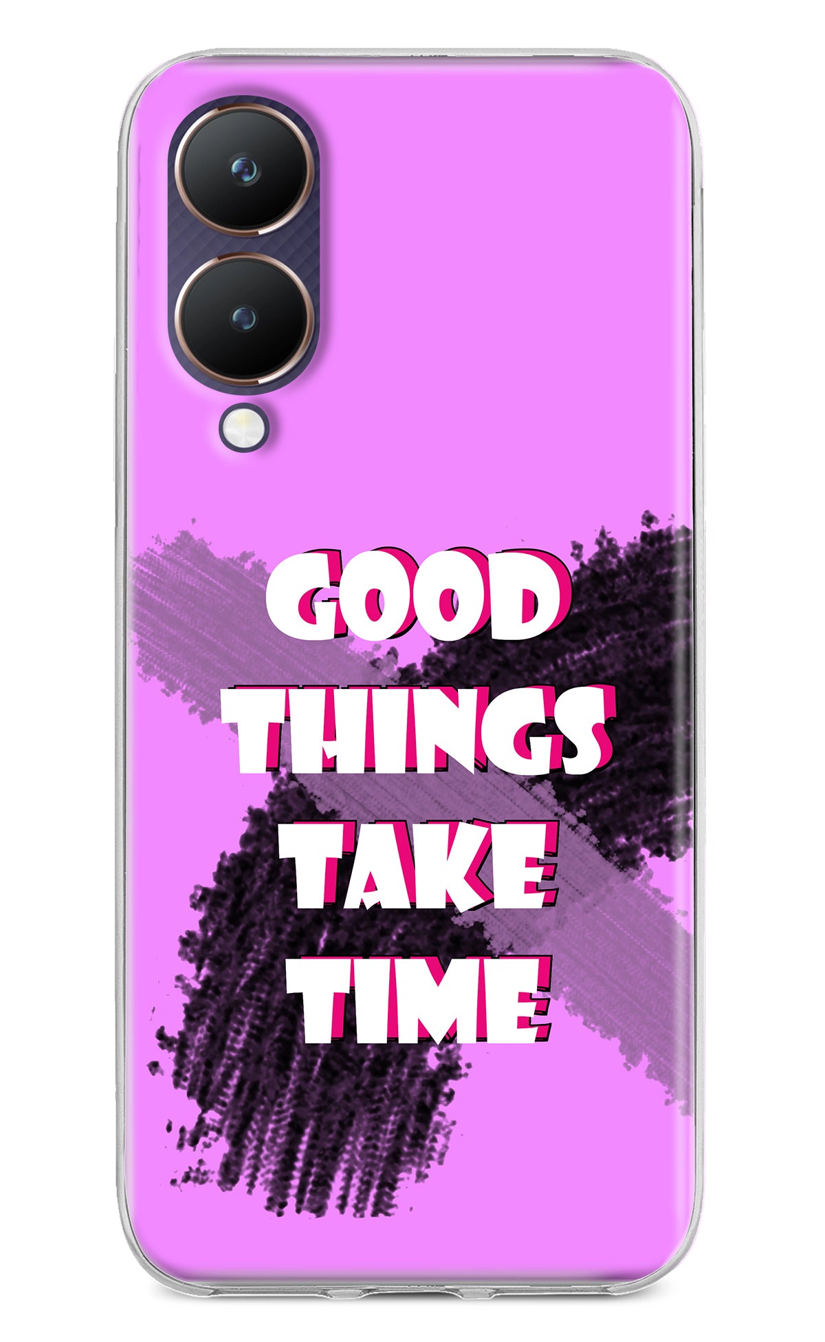 Good Things Take Time Vivo Y28 5G Back Cover