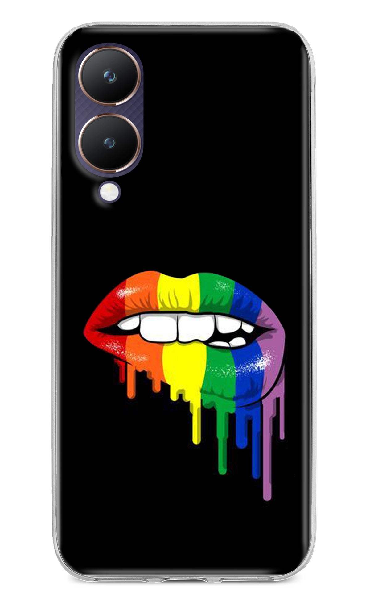 Lips Biting Vivo Y28 5G Back Cover