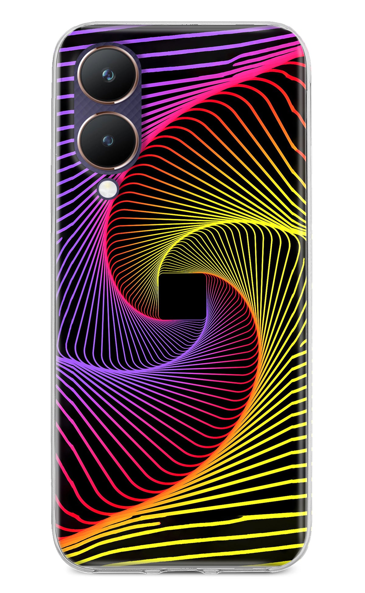 Colorful Strings Vivo Y28 5G Back Cover