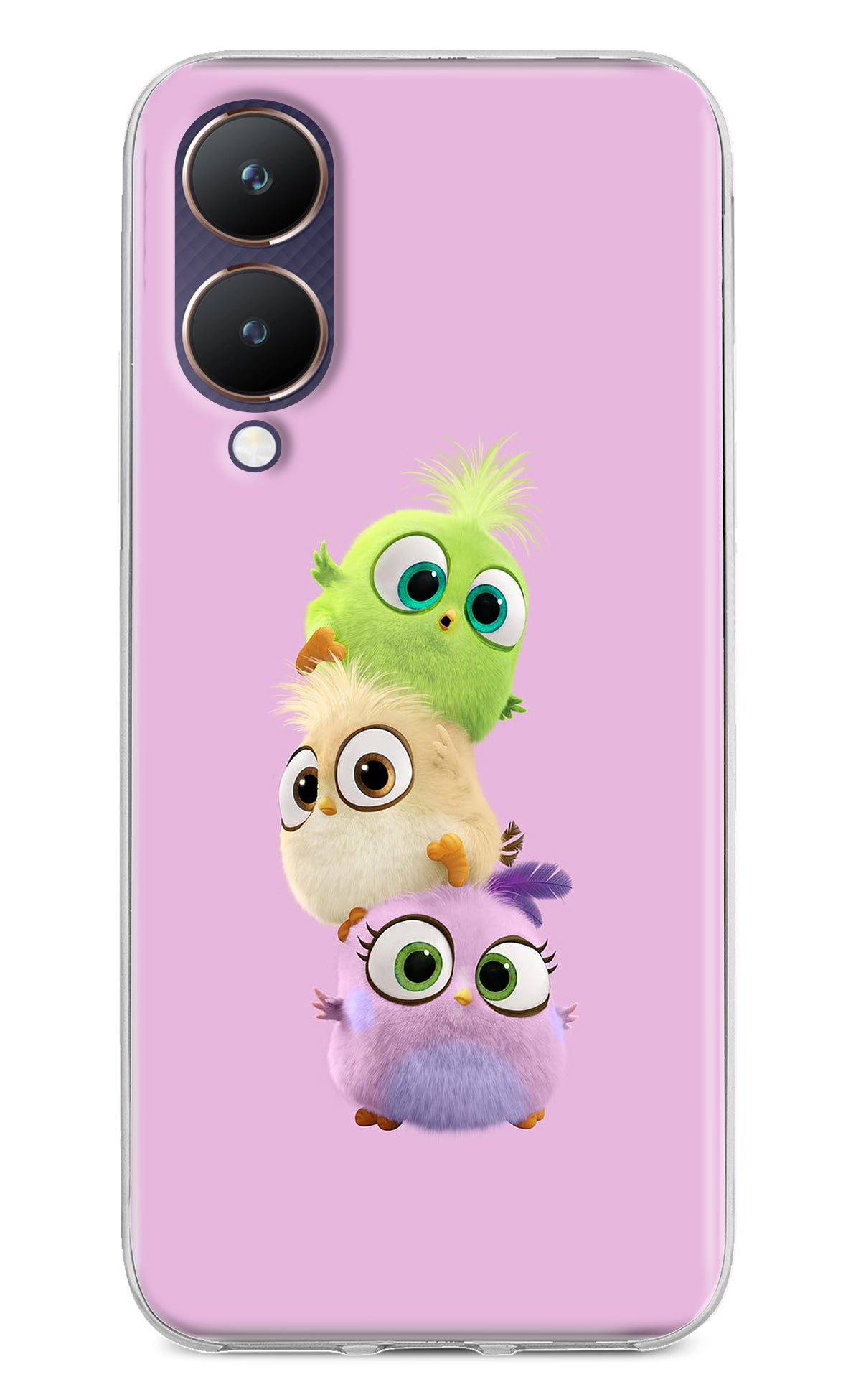 Cute Little Birds Vivo Y28 5G Back Cover