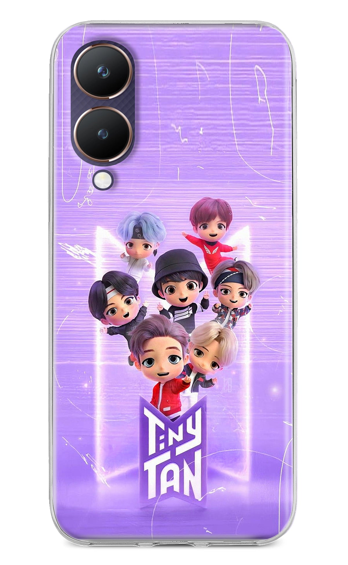 BTS Tiny Tan Vivo Y28 5G Back Cover