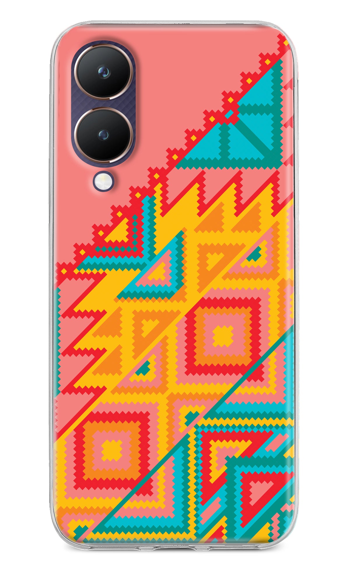 Aztec Tribal Vivo Y28 5G Back Cover