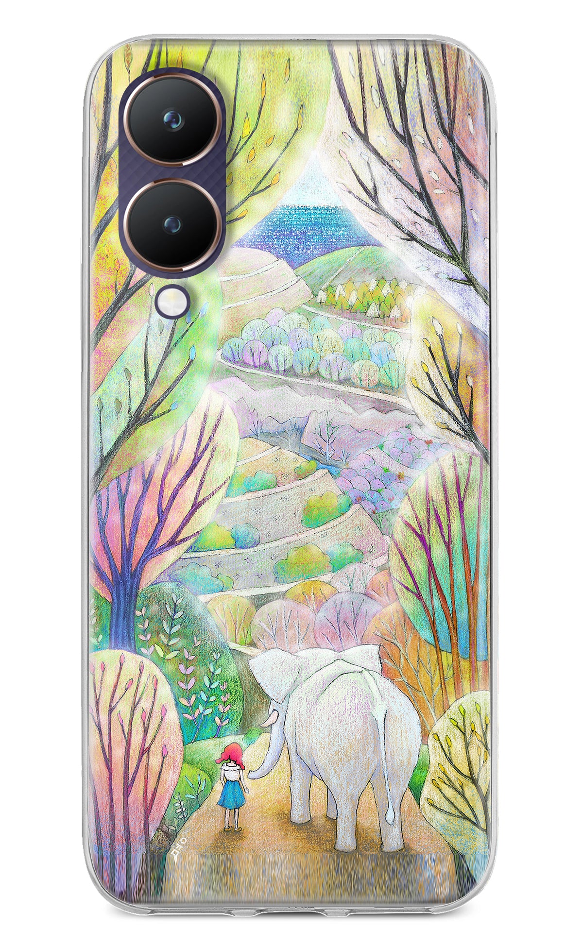 Nature Painting Vivo Y28 5G Back Cover