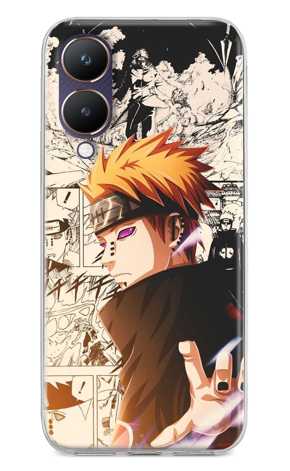 Pain Anime Vivo Y28 5G Back Cover