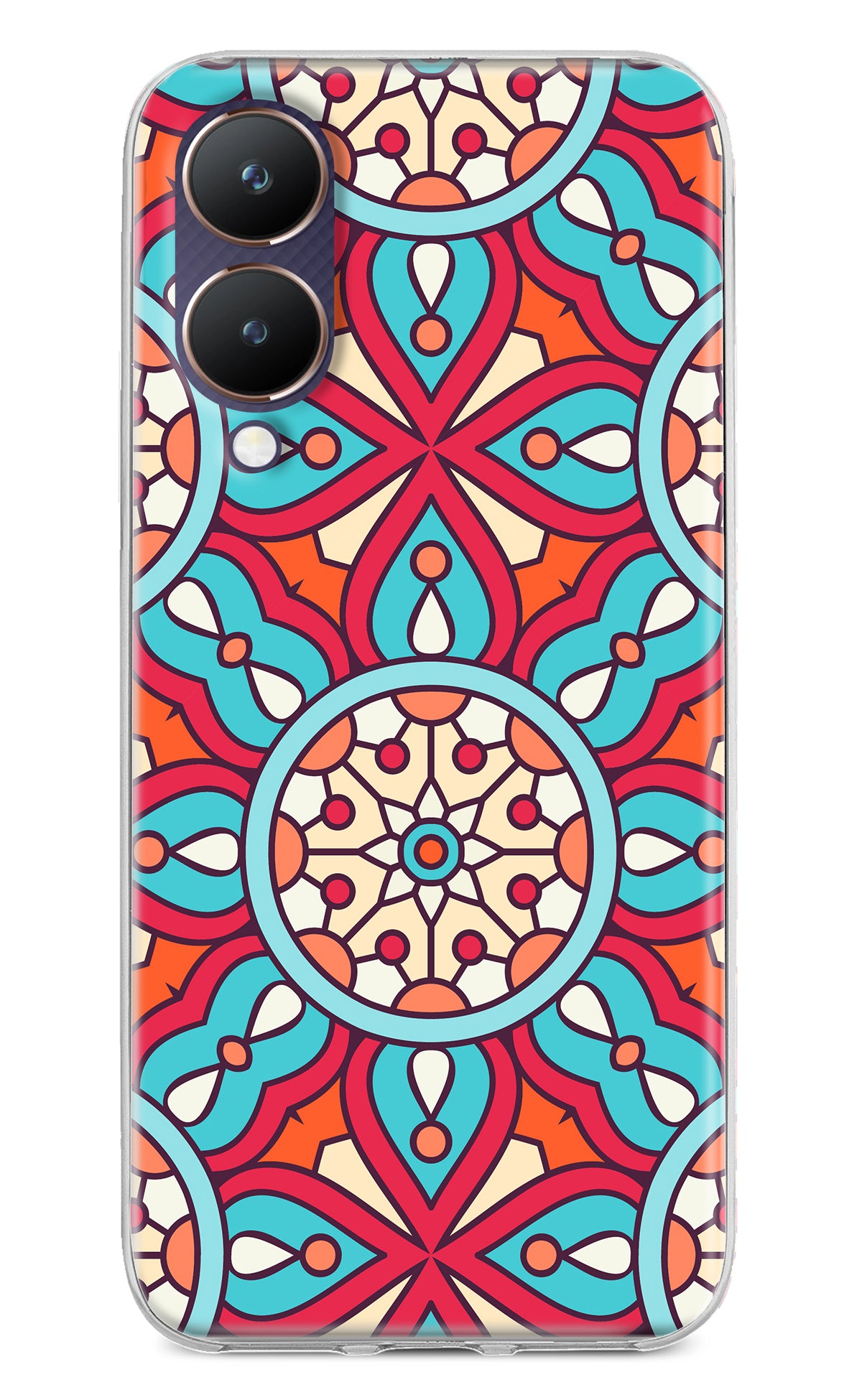 Mandala Geometric Vivo Y28 5G Back Cover