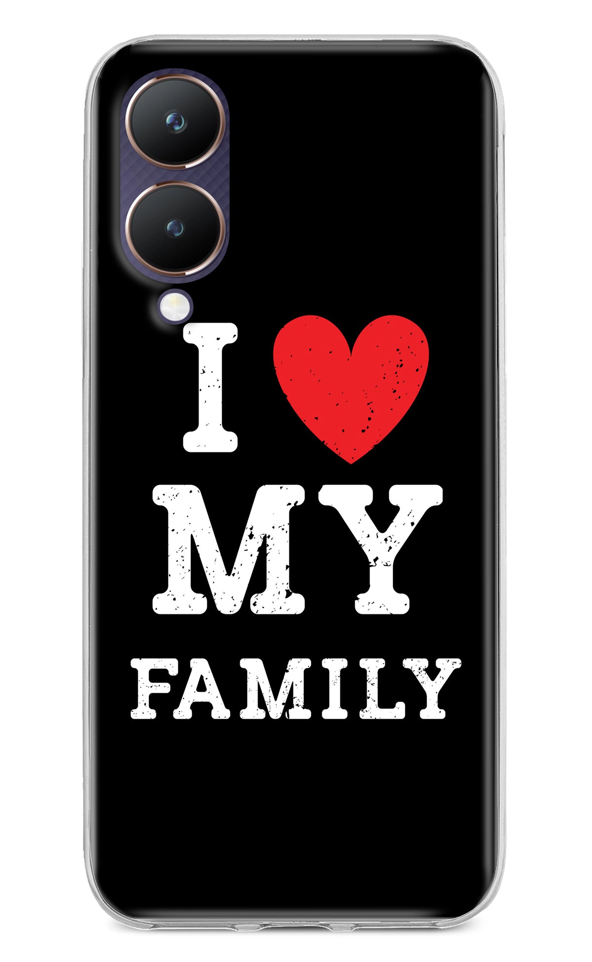 I Love My Family Vivo Y28 5G Back Cover