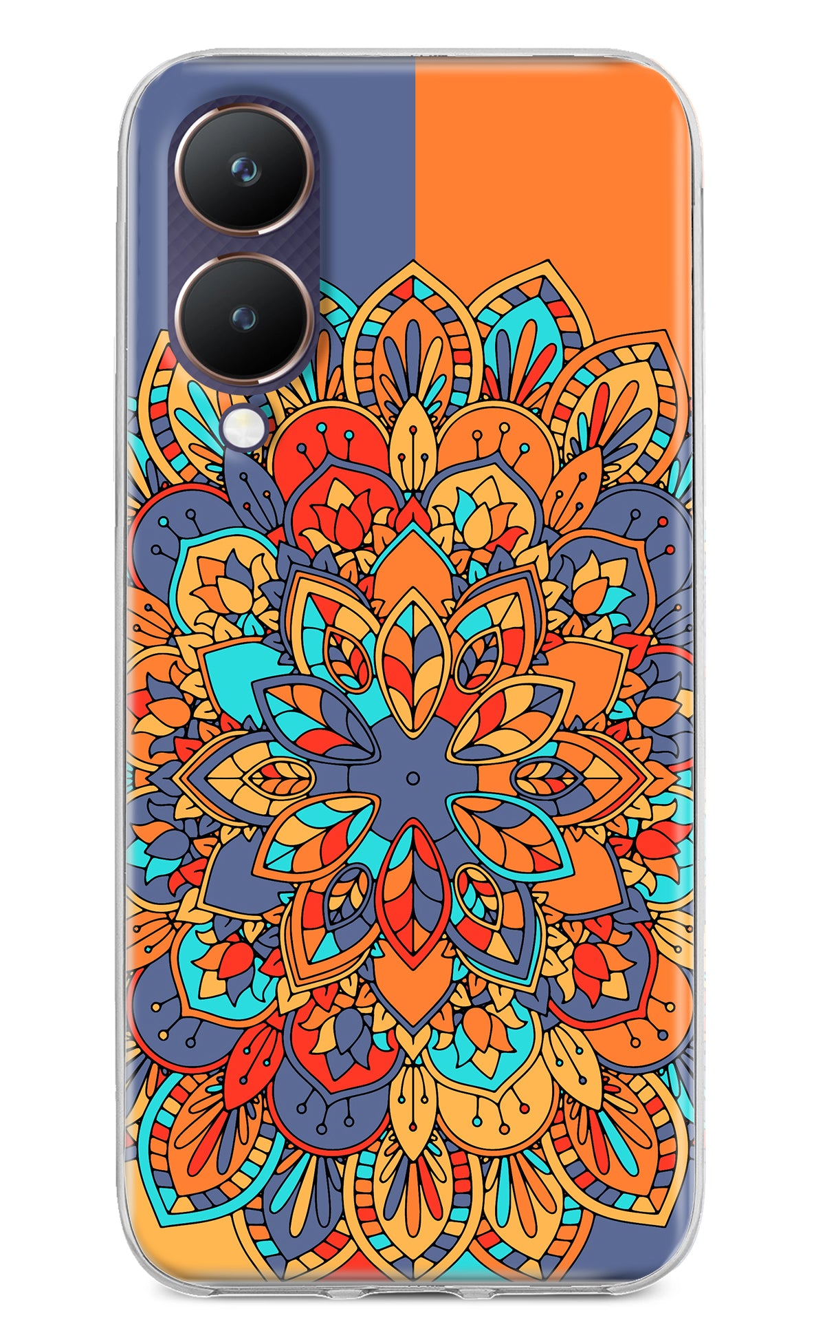 Color Mandala Vivo Y28 5G Back Cover