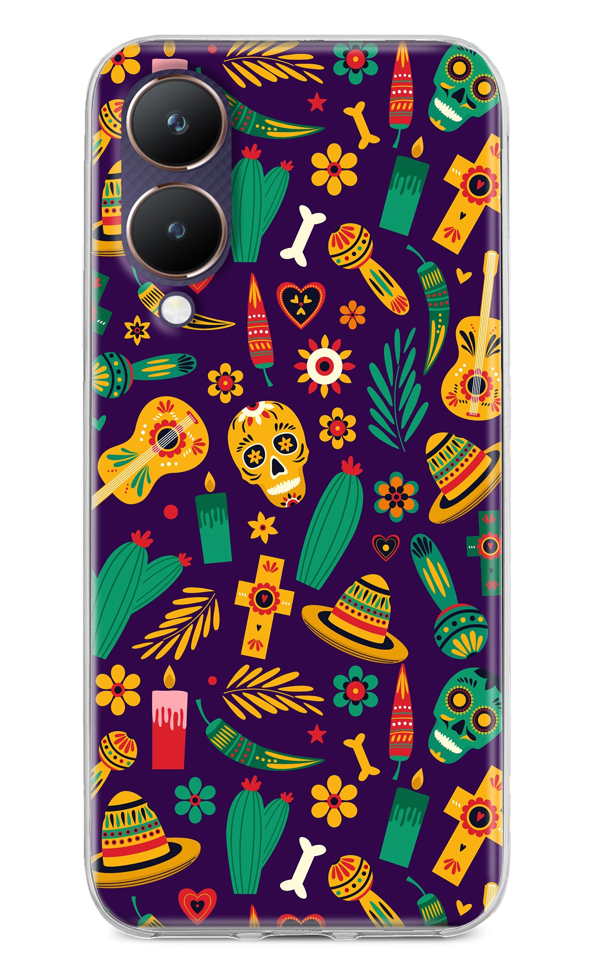 Mexican Artwork Vivo Y28 5G Back Cover